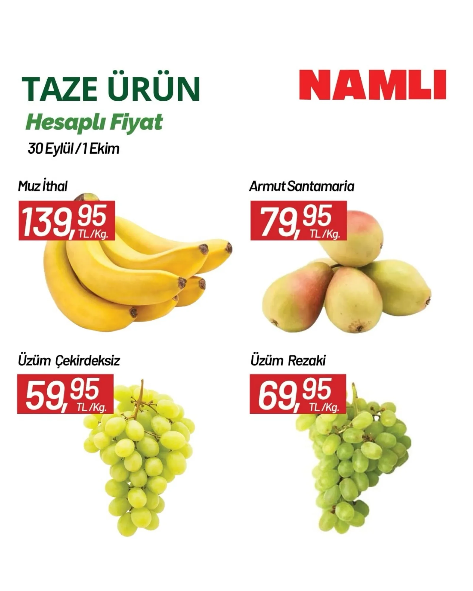Namlı Hipermarketleri broşürü sayfa 1