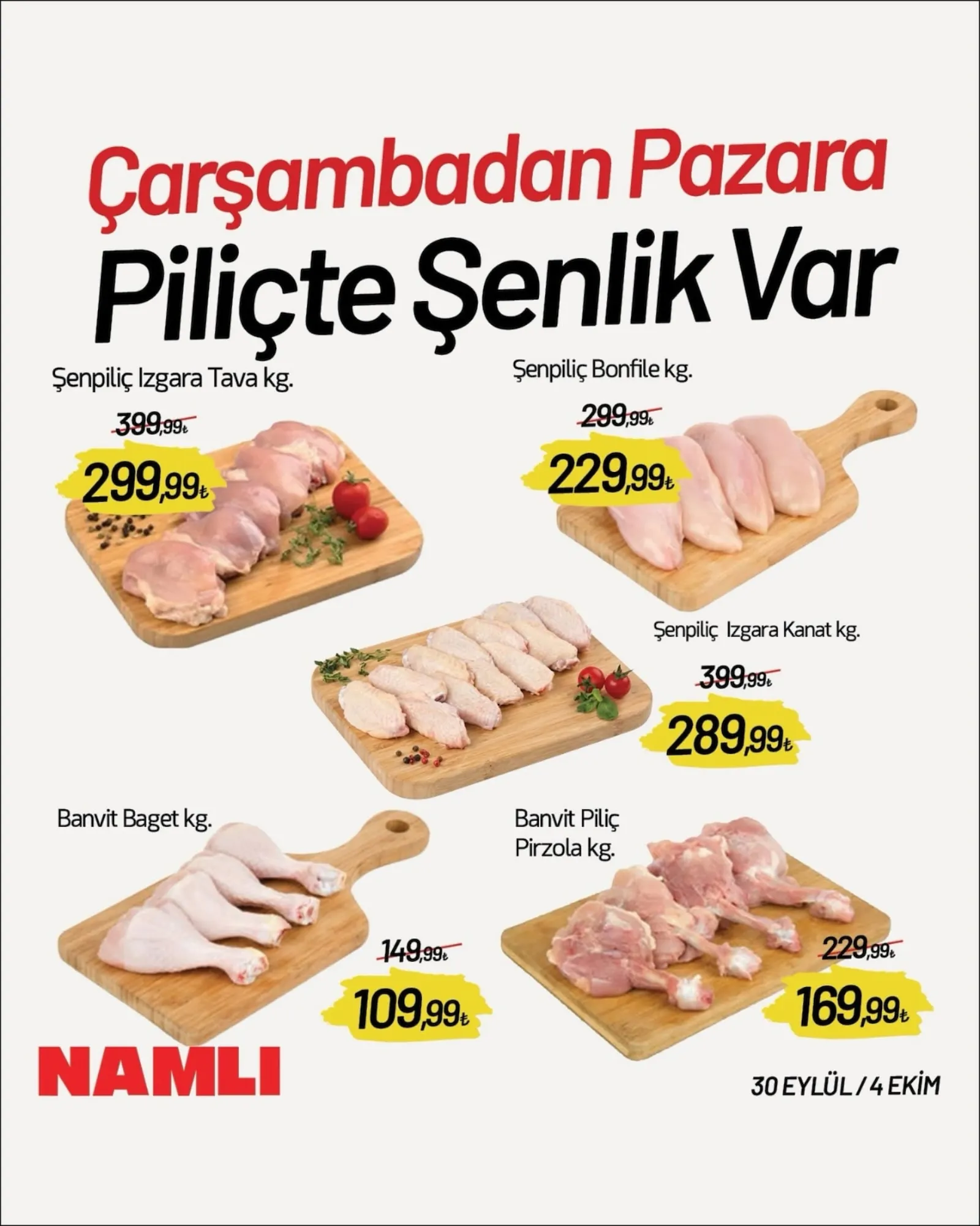 Namlı Hipermarketleri broşürü sayfa 1