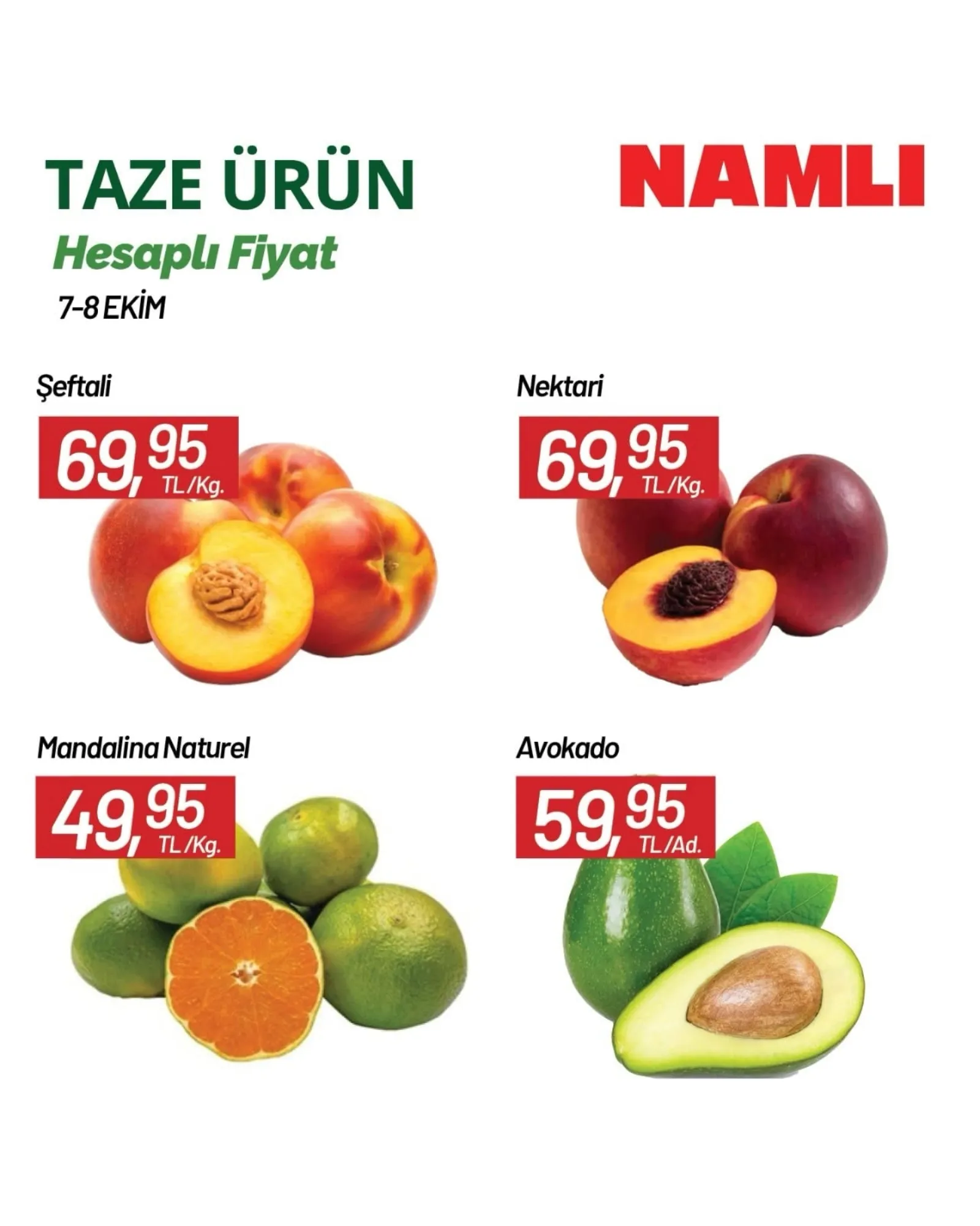 Namlı Hipermarketleri broşürü sayfa 1