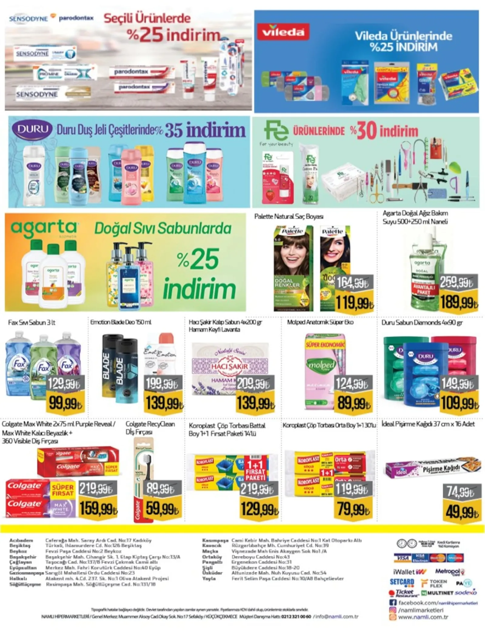 Namlı Hipermarketleri broşürü sayfa 10