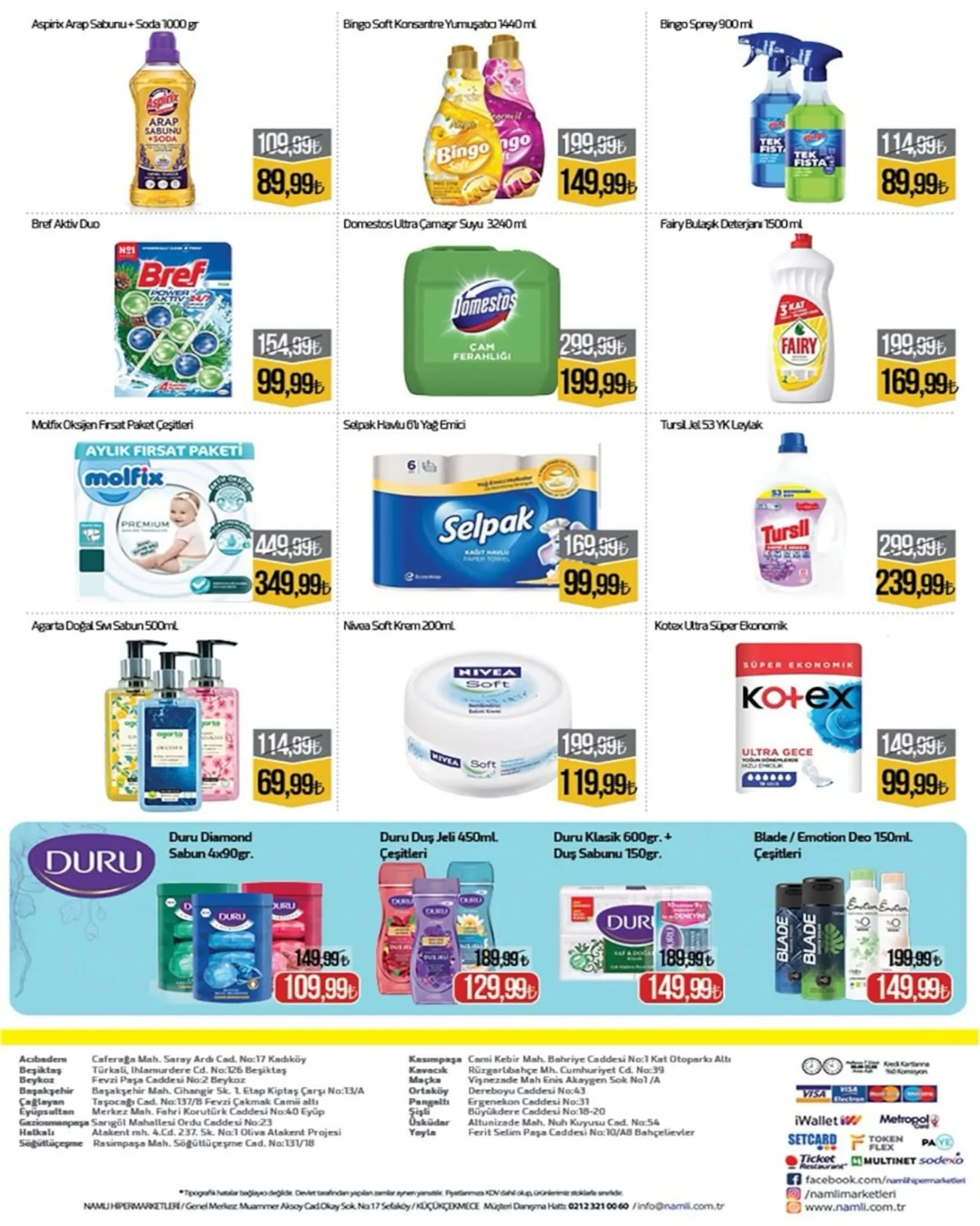 Namlı Hipermarketleri broşürü sayfa 7
