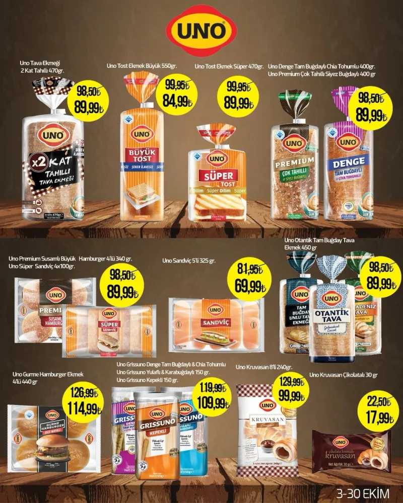 Namlı Hipermarketleri broşürü sayfa 1