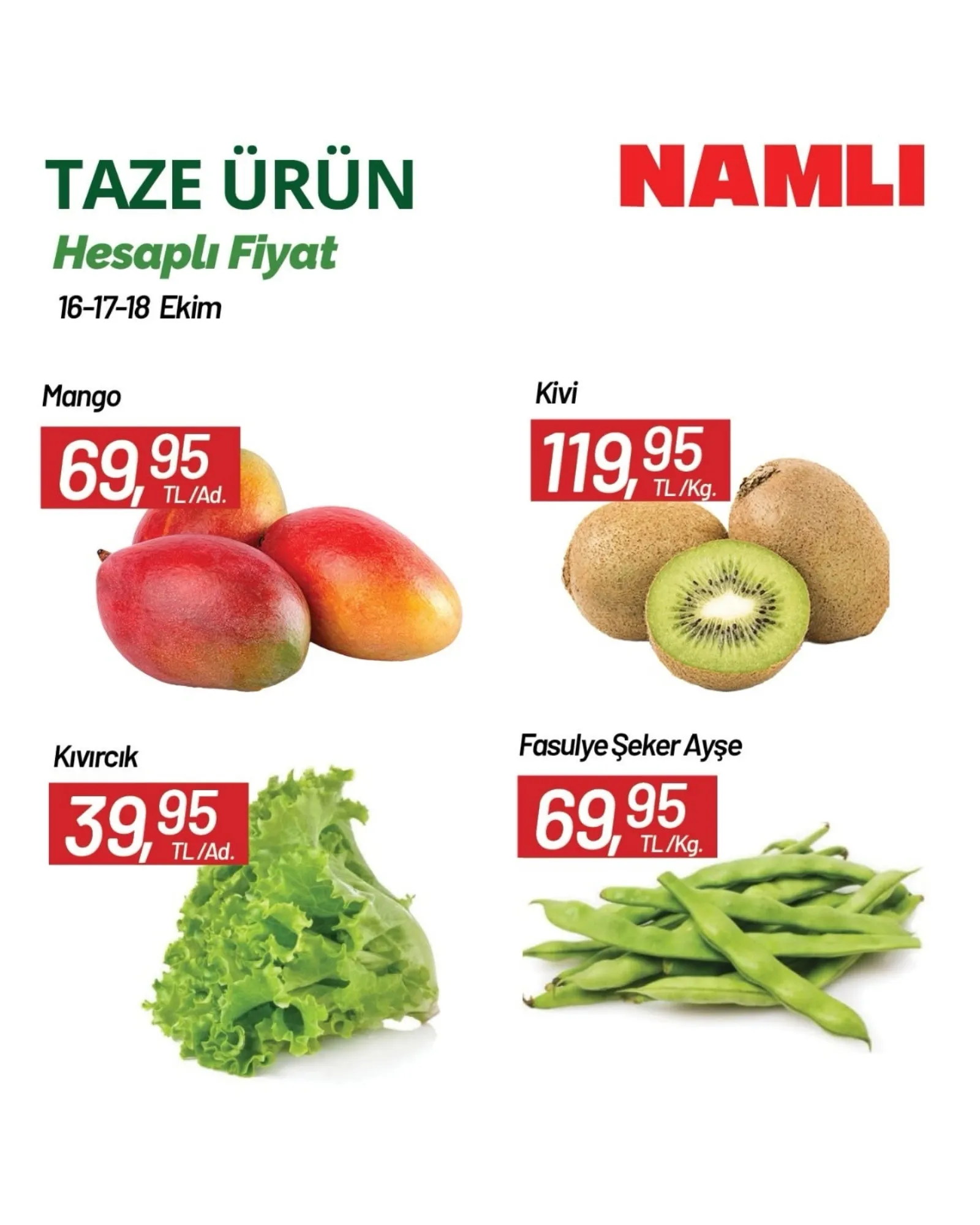 Namlı Hipermarketleri broşürü sayfa 1