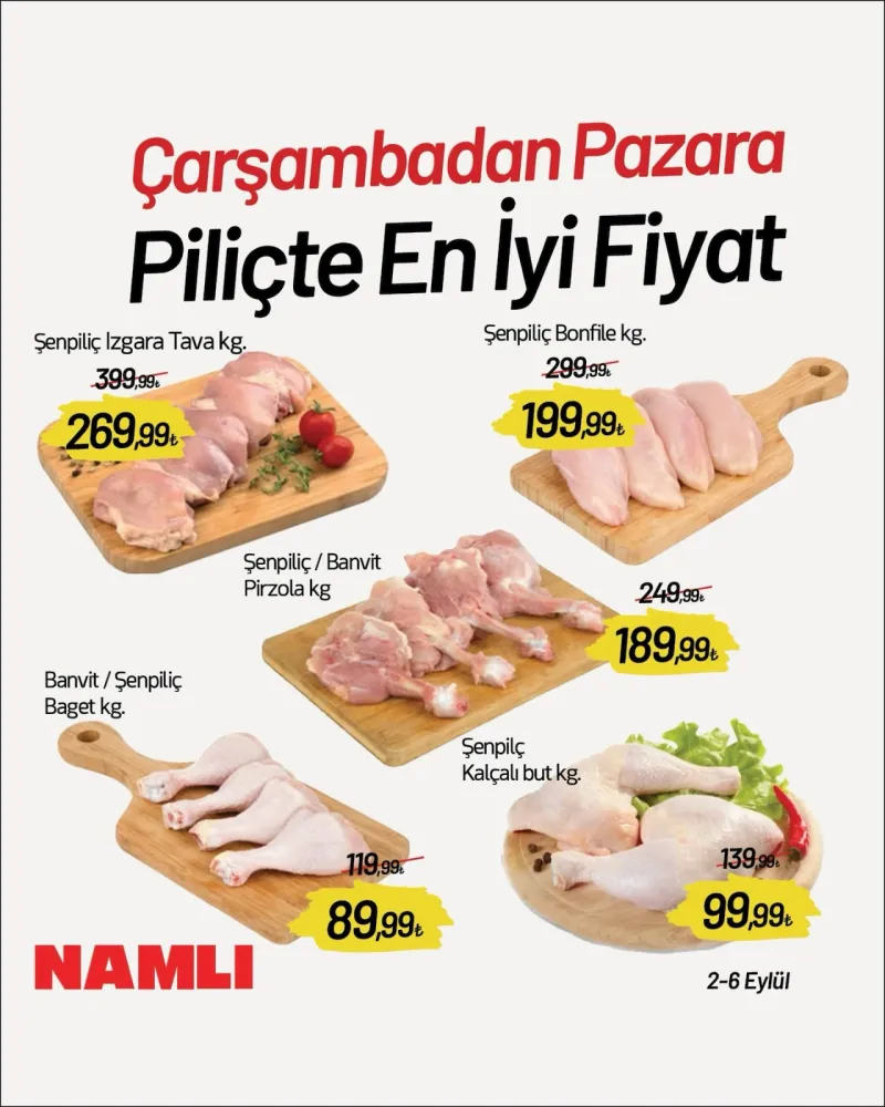 Namlı Hipermarketleri broşürü