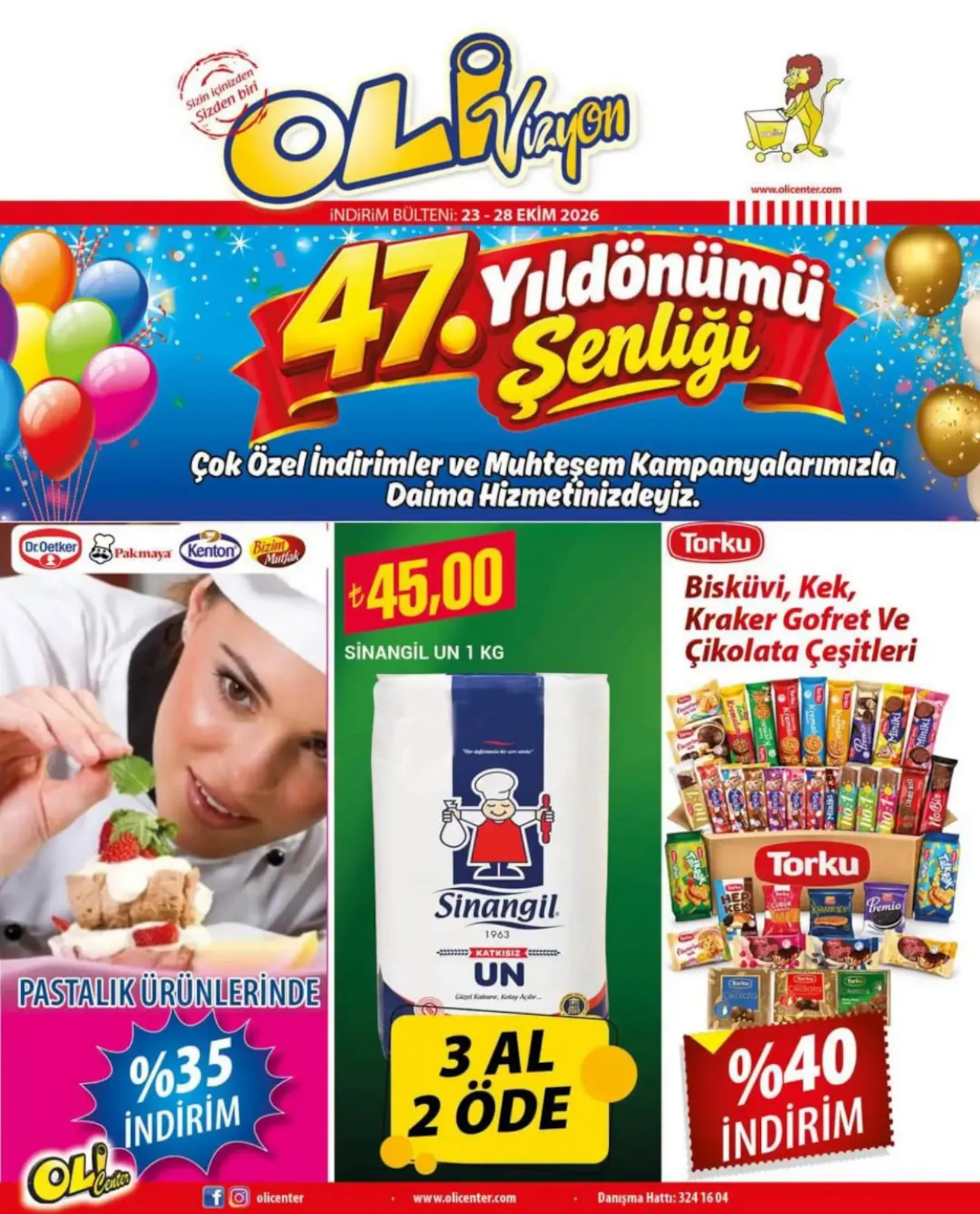 Oli Center broşürü sayfa 1