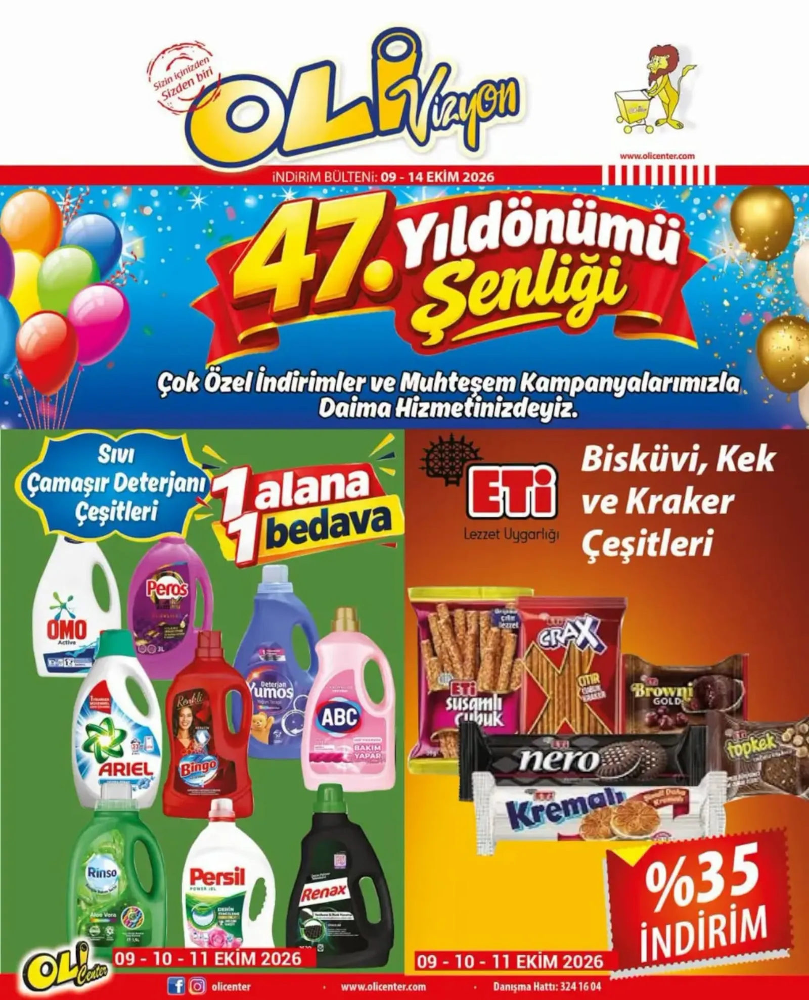 Oli Center broşürü sayfa 1