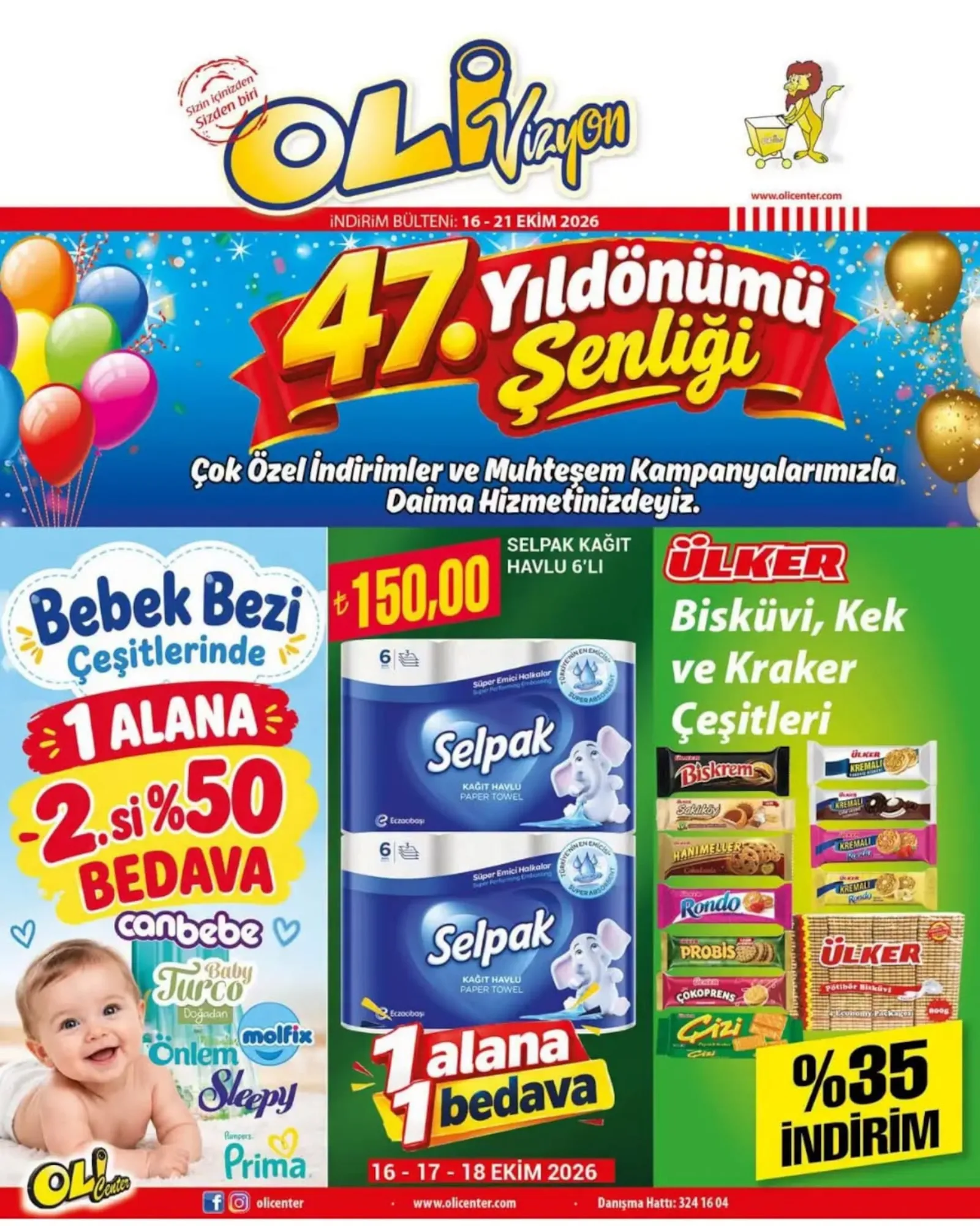 Oli Center broşürü sayfa 1