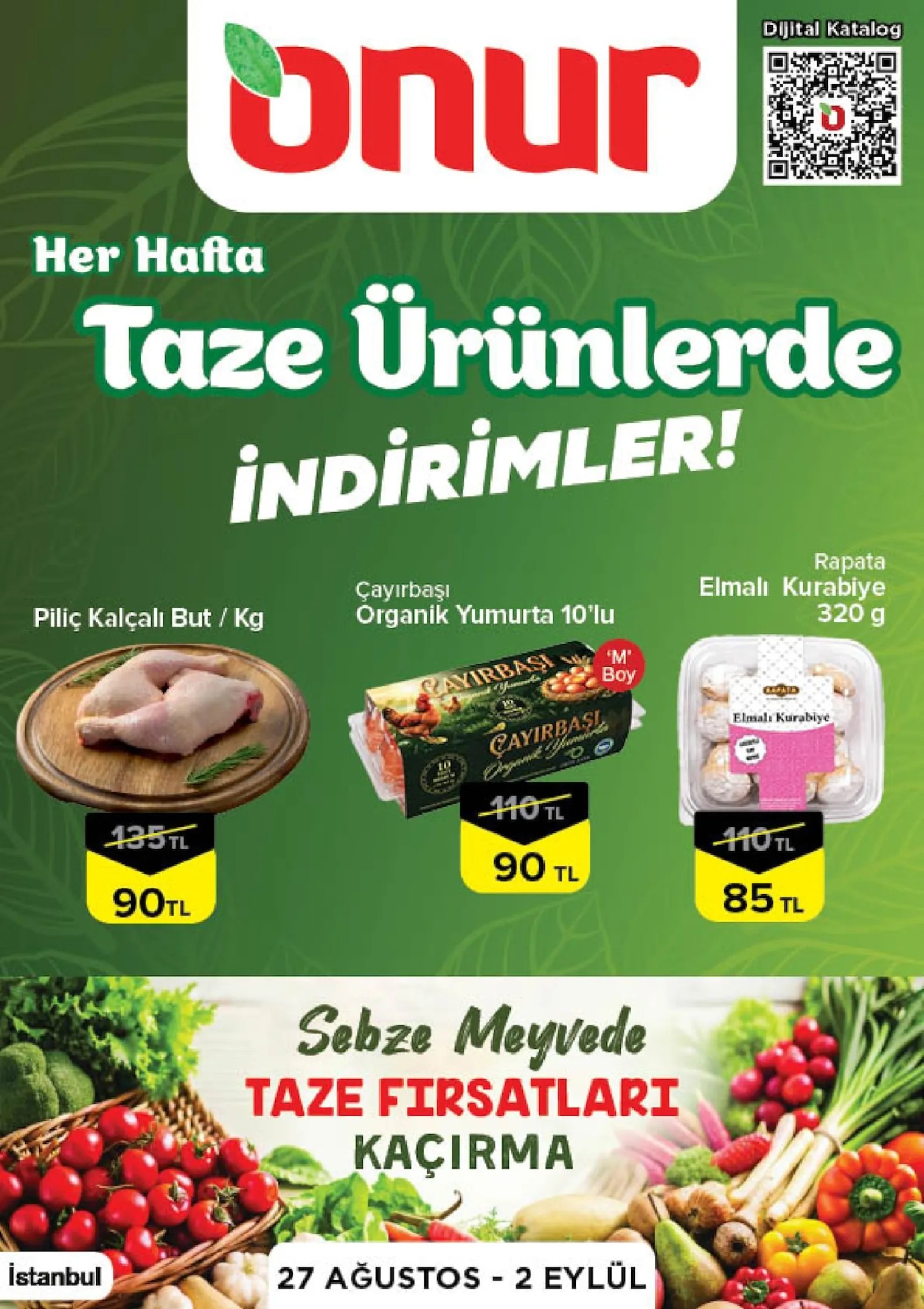 Onur Market broşürü
