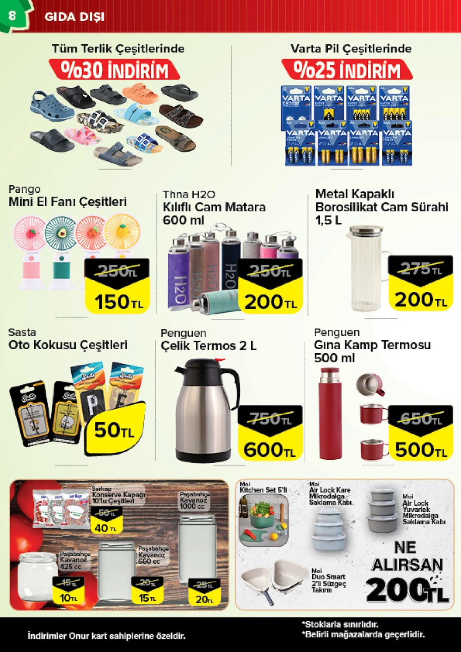 Onur Market broşürü sayfa 8