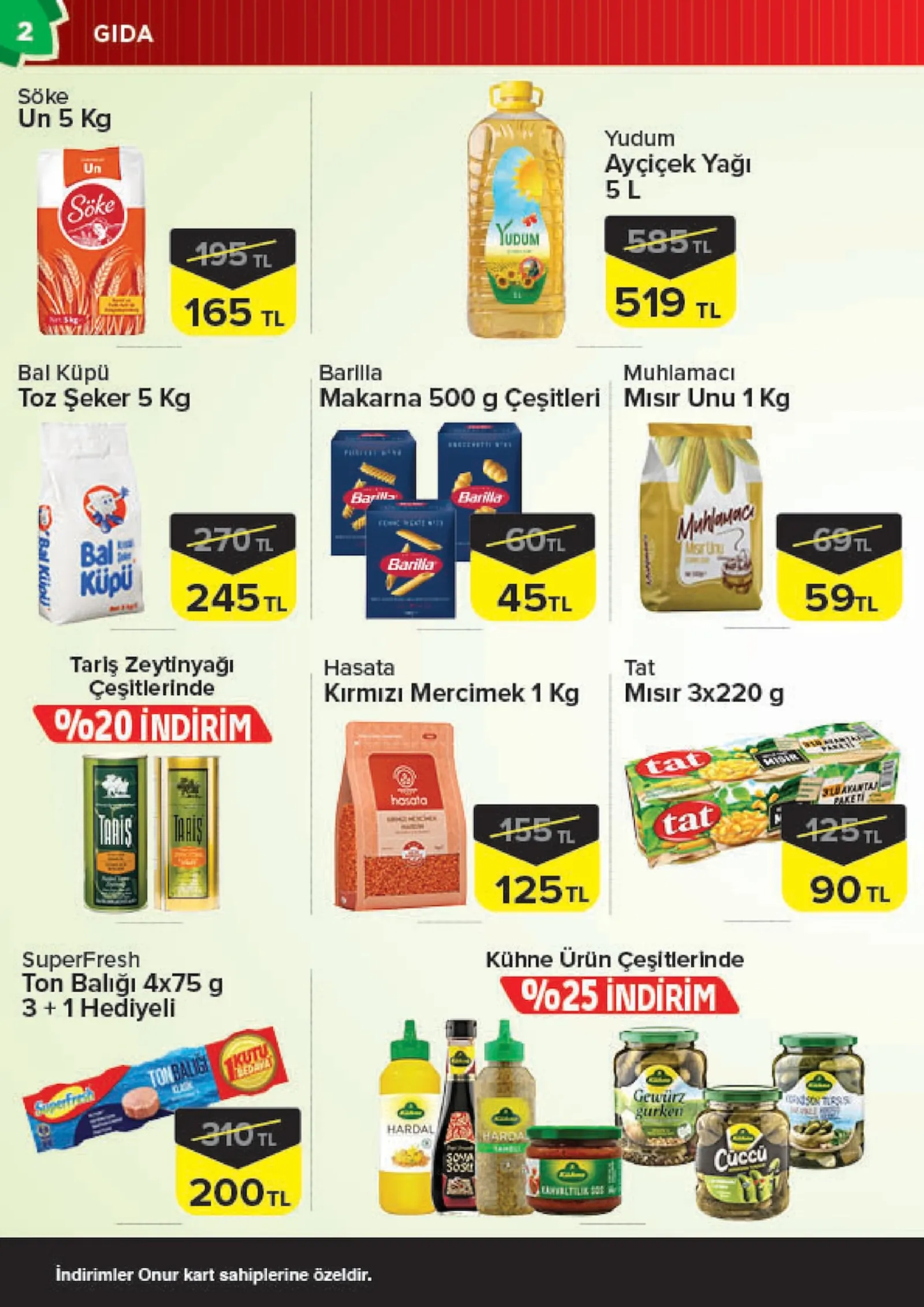 Onur Market broşürü sayfa 2