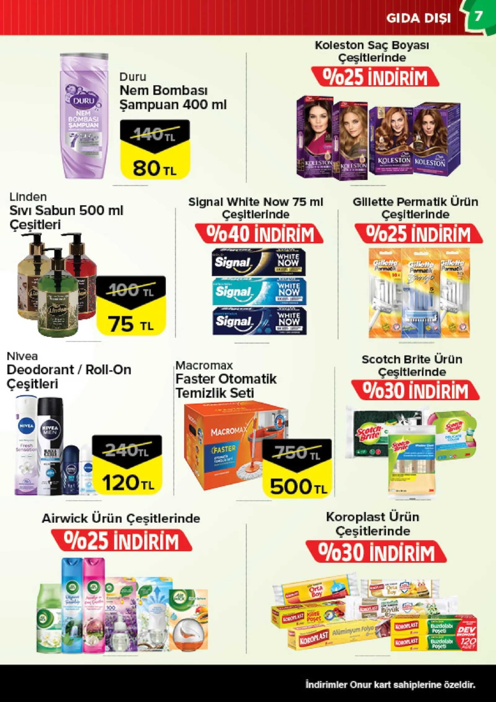 Onur Market broşürü sayfa 7