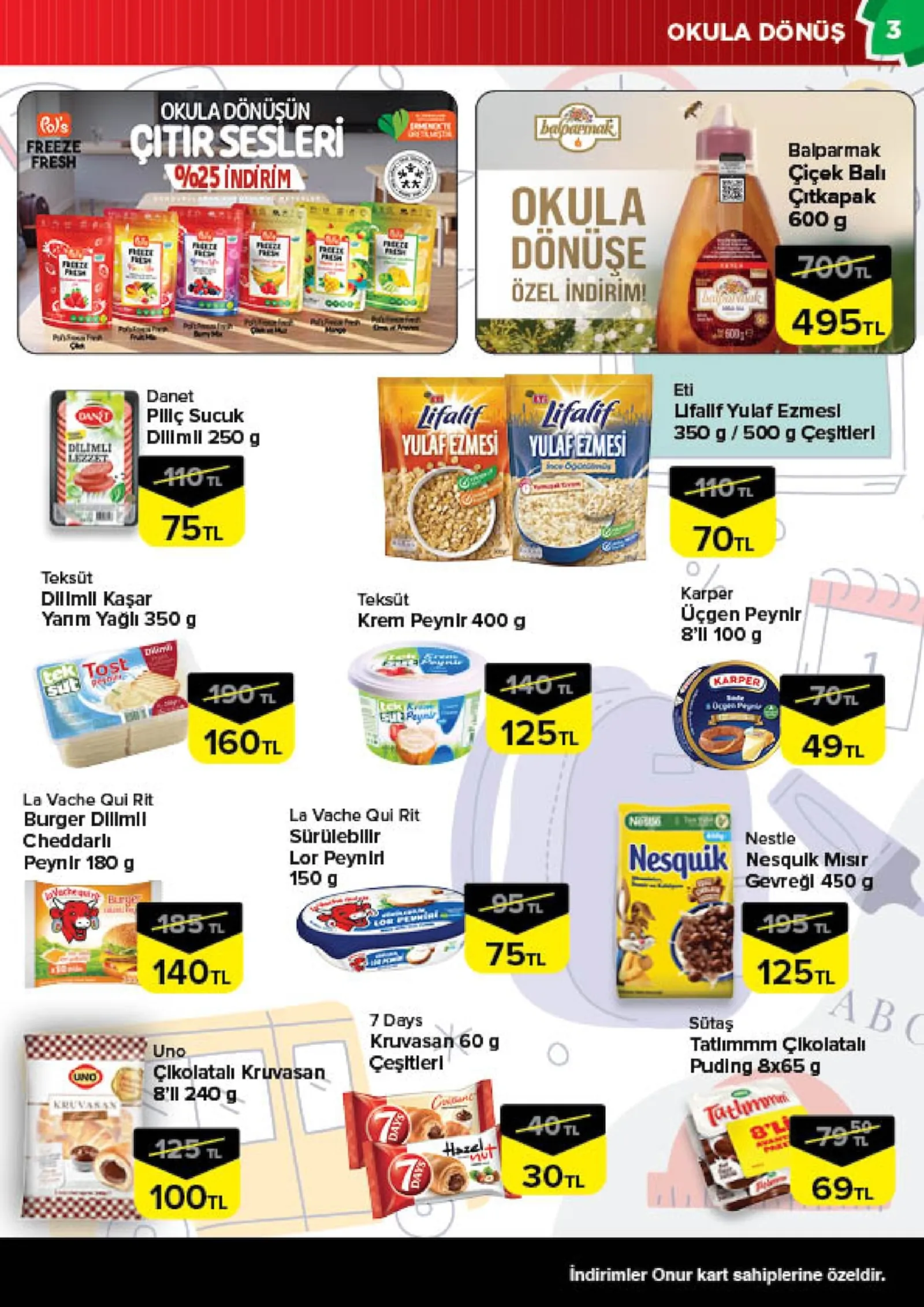 Onur Market broşürü sayfa 3