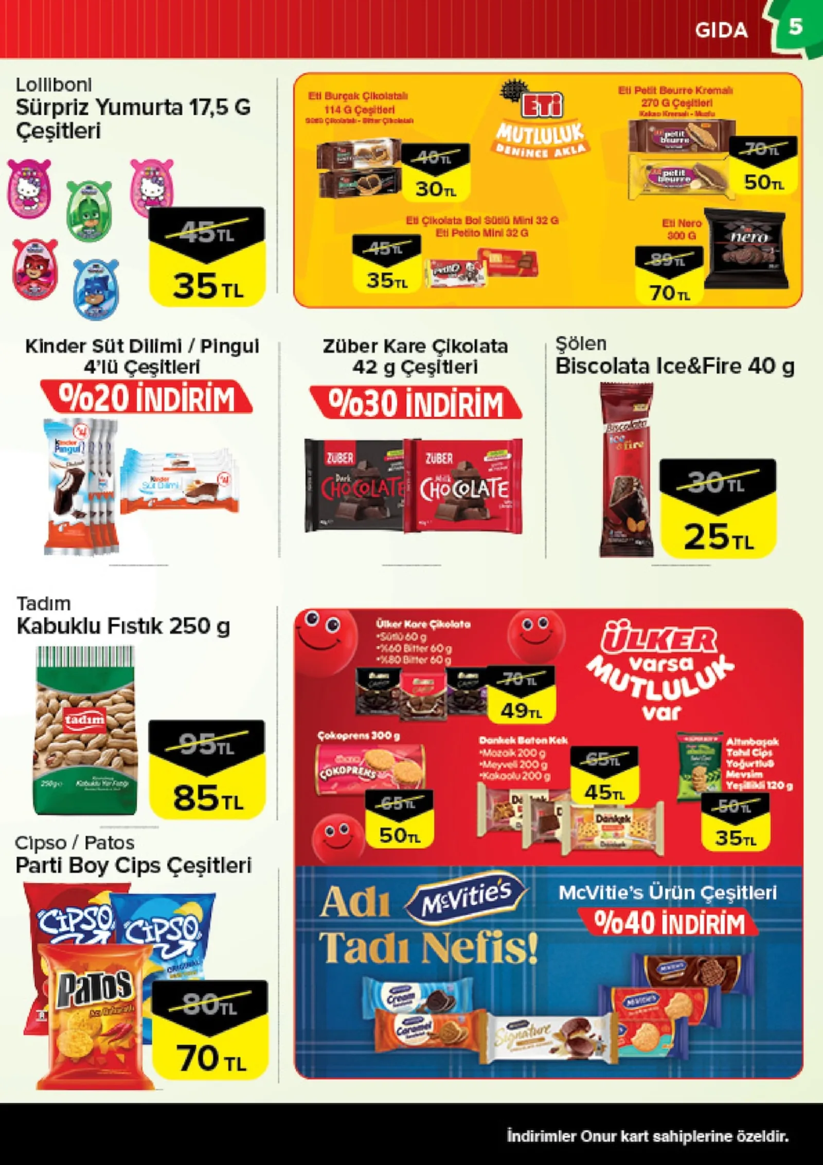 Onur Market broşürü sayfa 5
