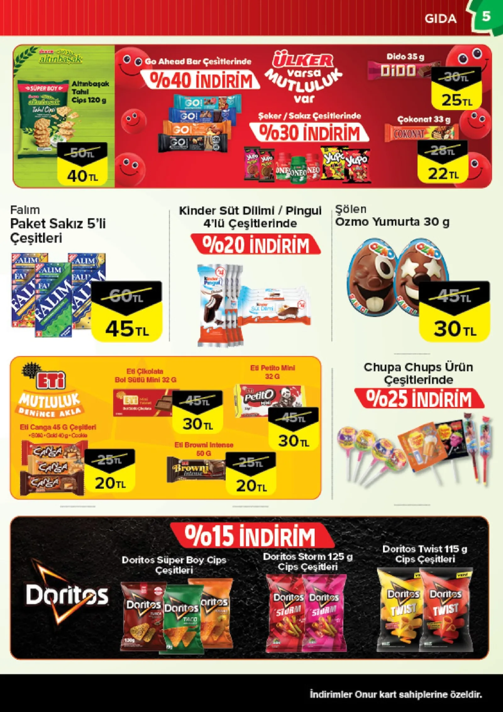 Onur Market broşürü sayfa 5