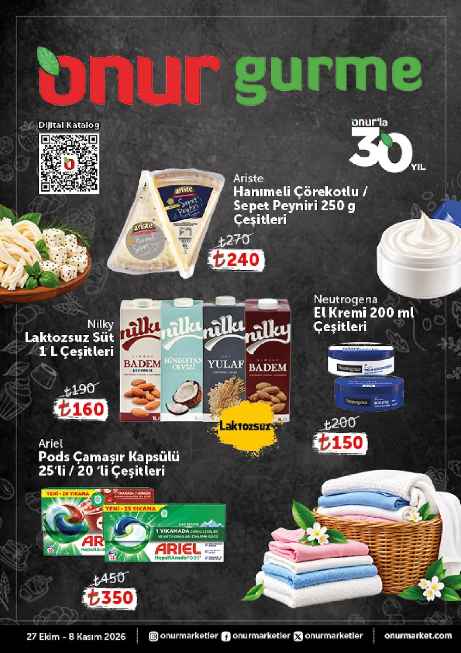 Onur Market broşürü sayfa 1