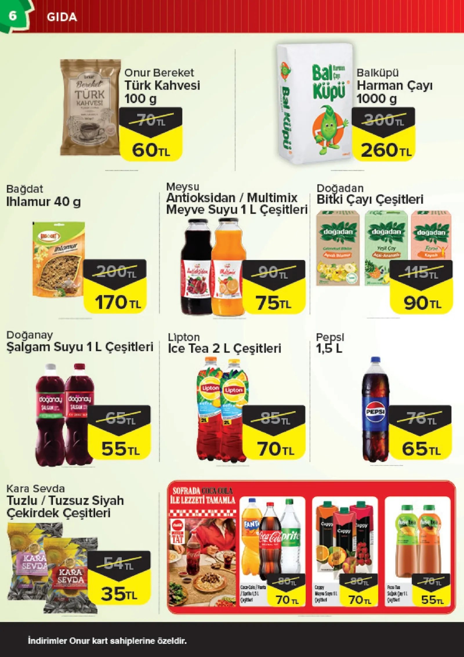 Onur Market broşürü sayfa 6