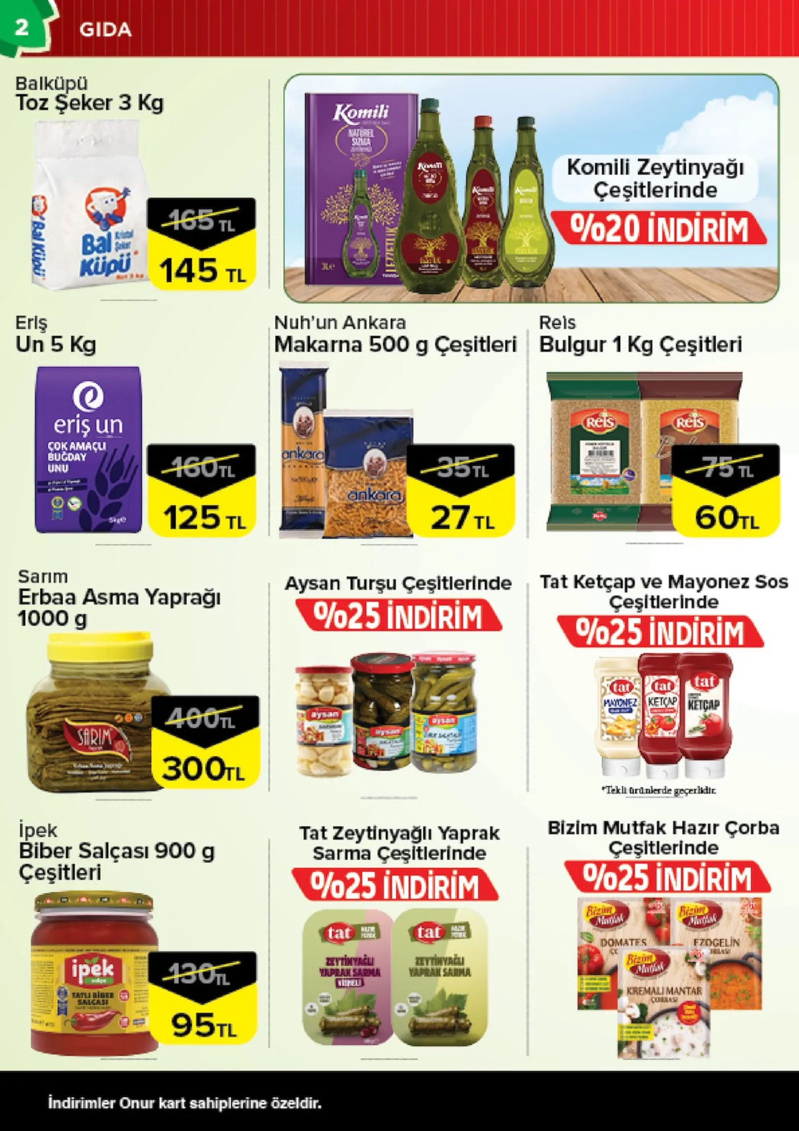 Onur Market broşürü sayfa 2