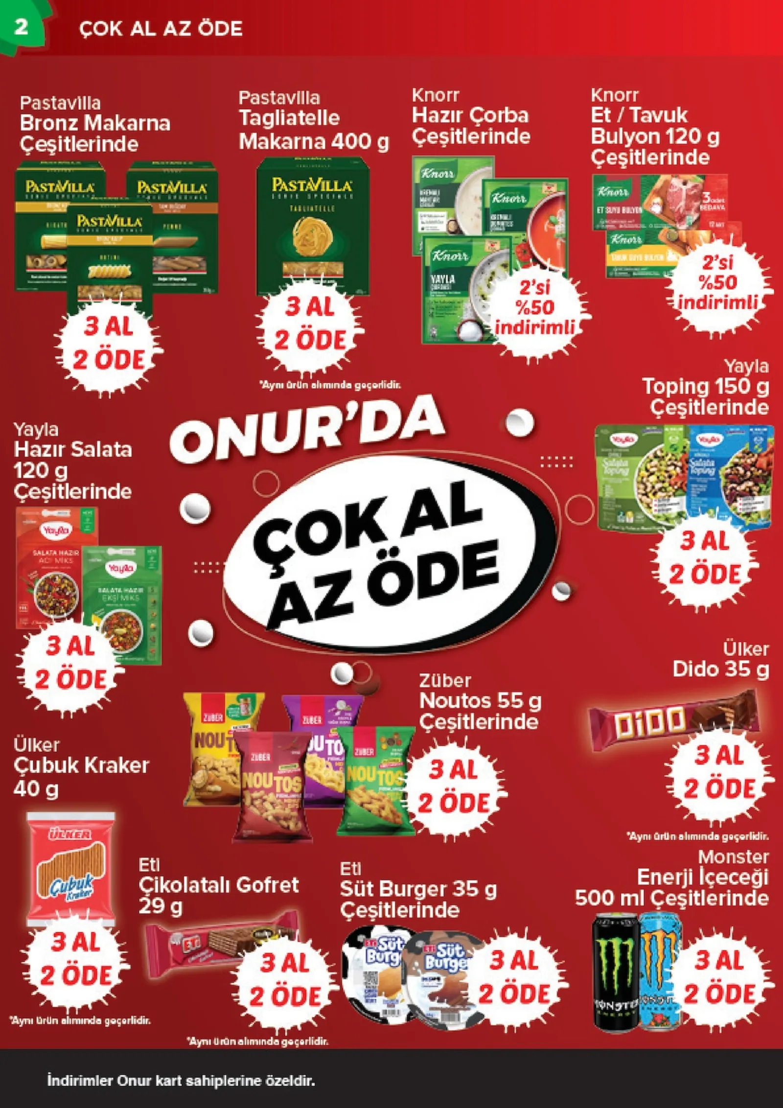Onur Market broşürü sayfa 2