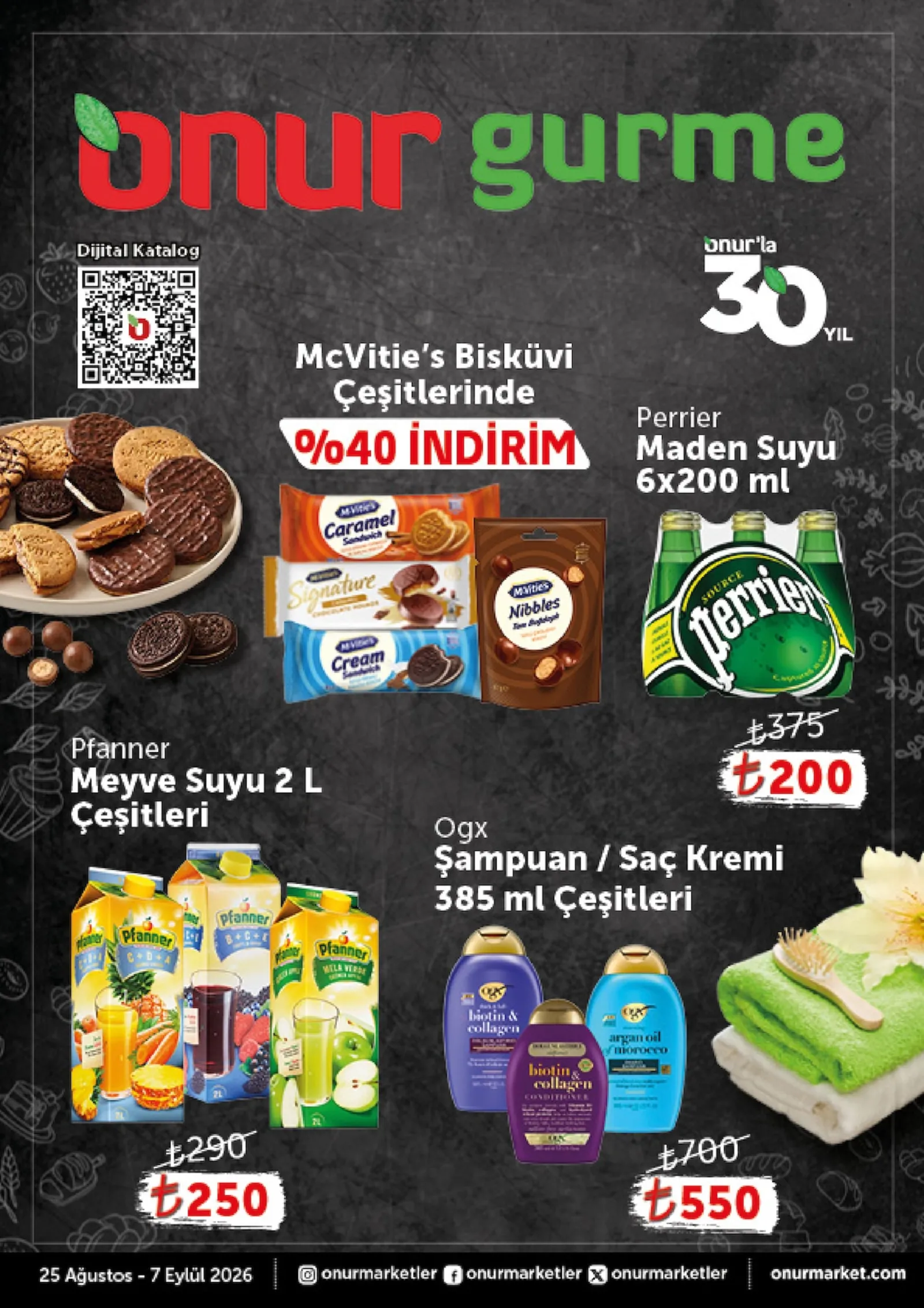 Onur Market broşürü