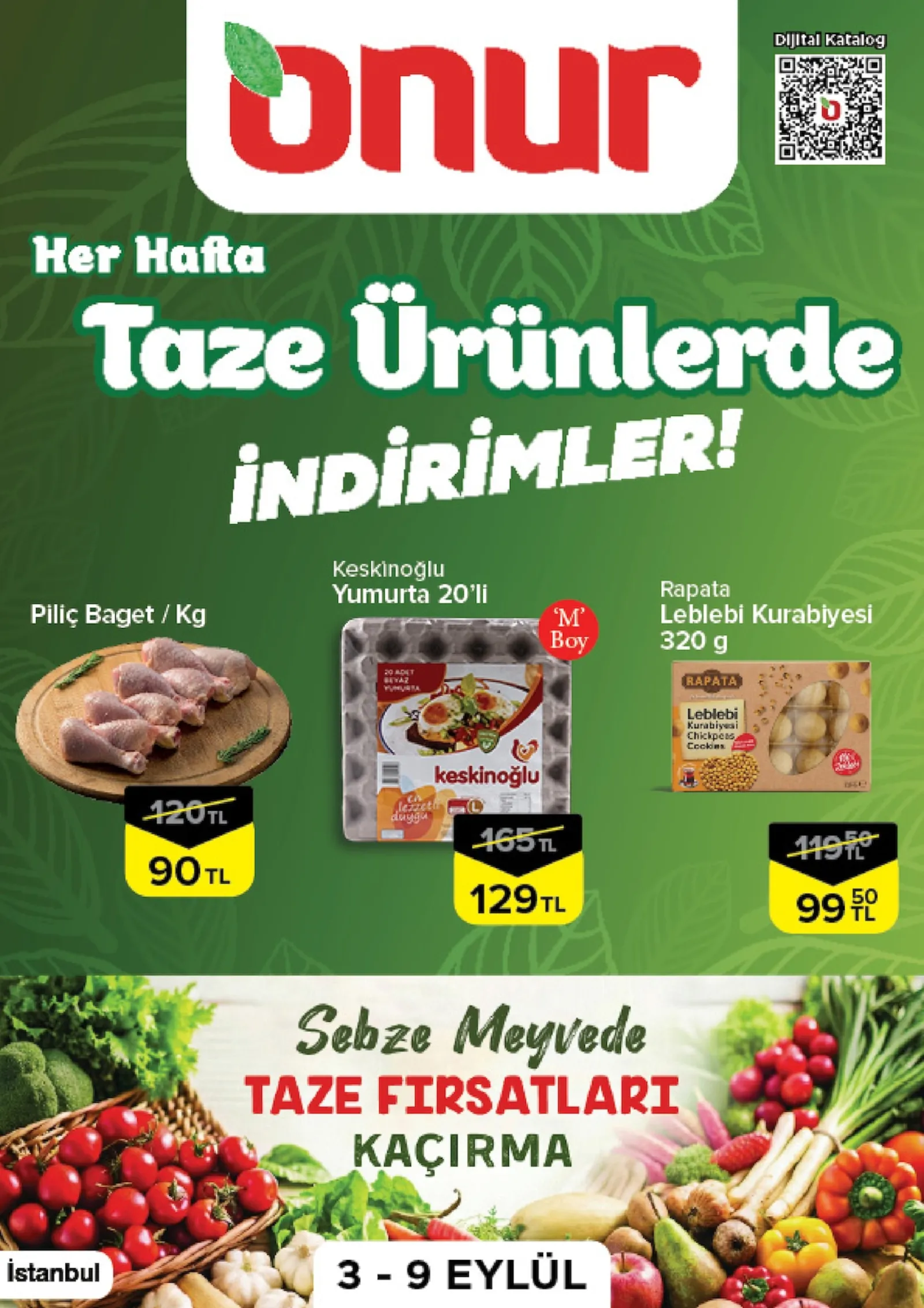 Onur Market broşürü
