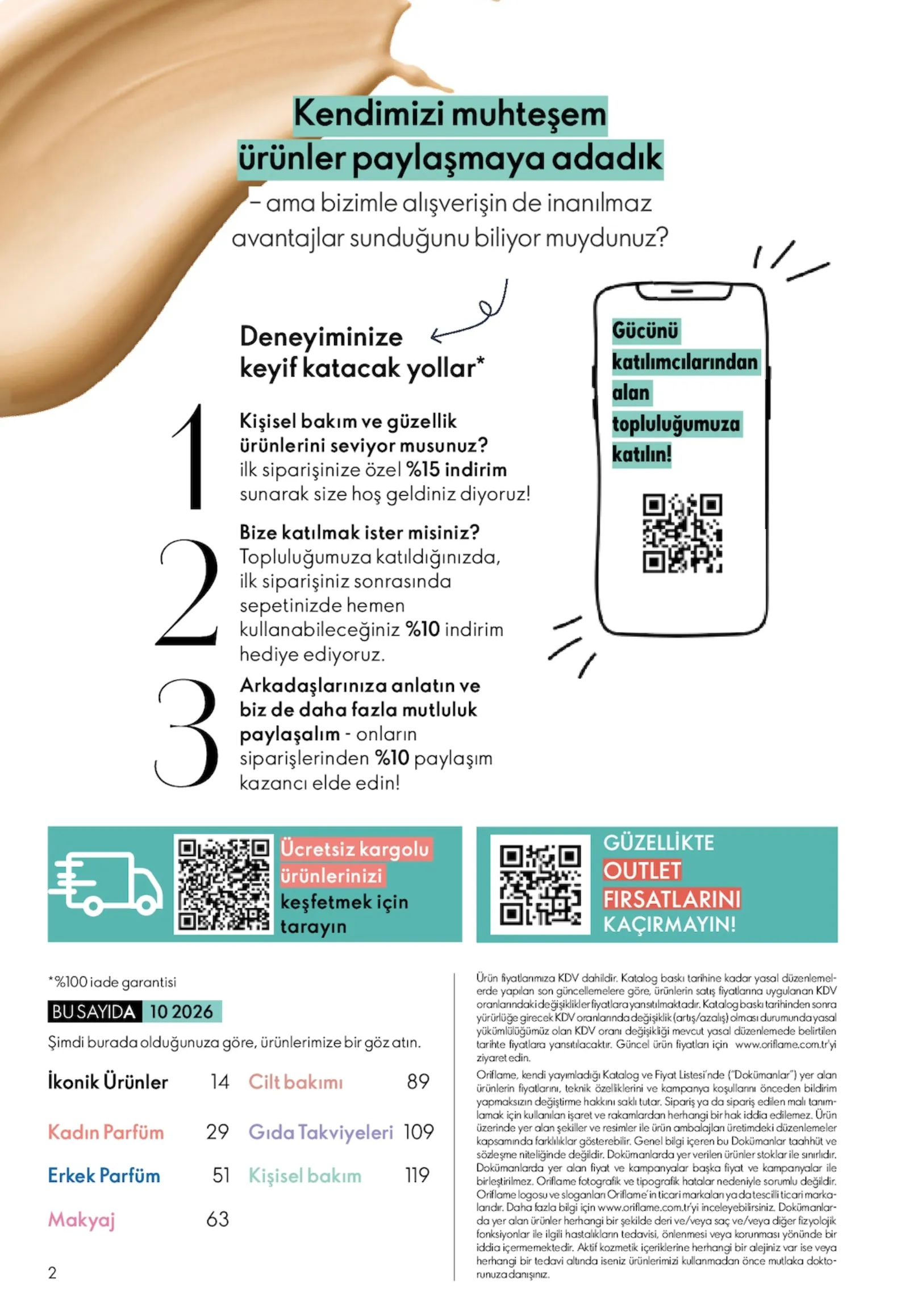 Oriflame broşürü sayfa 2