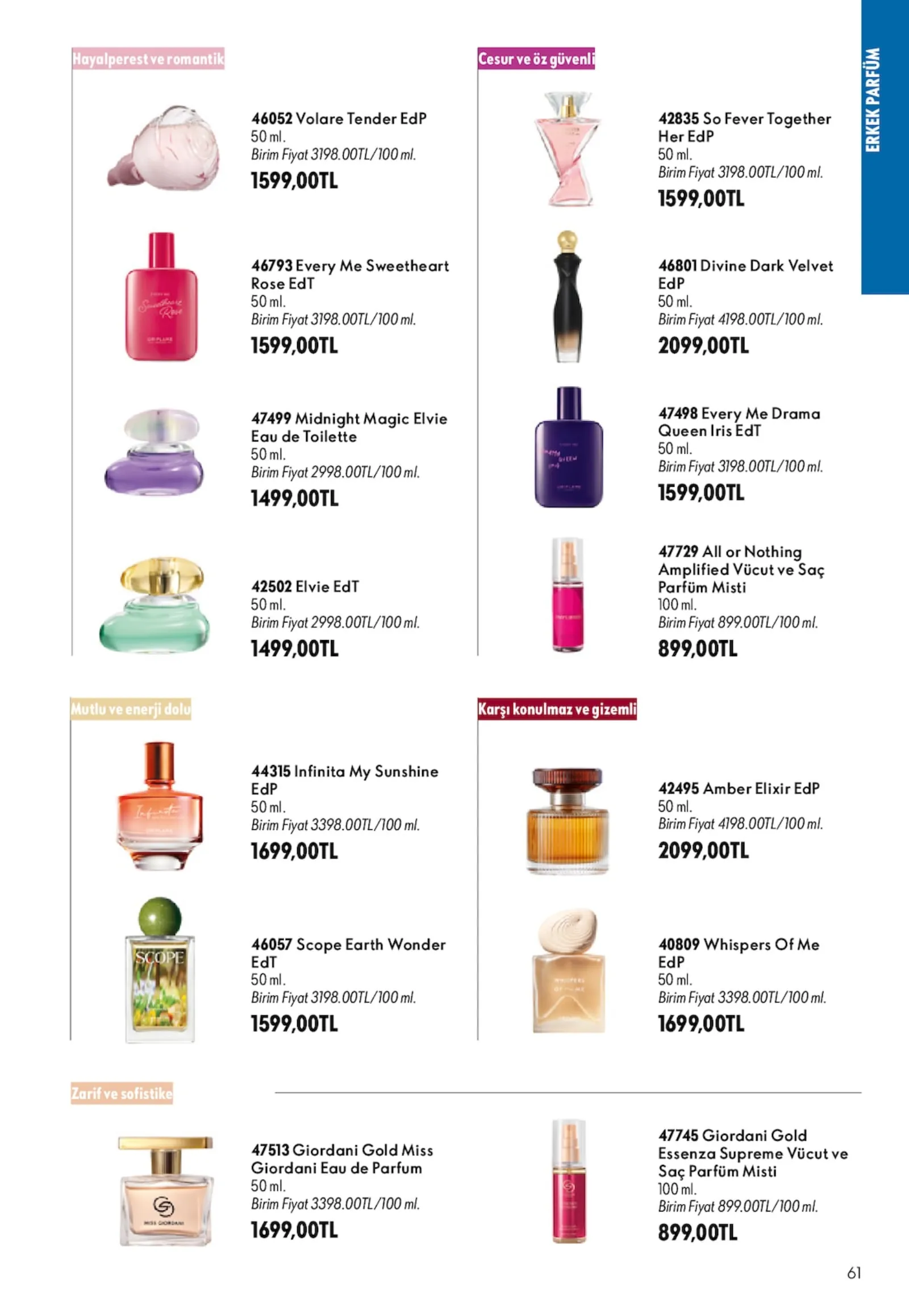 Oriflame broşürü sayfa 61