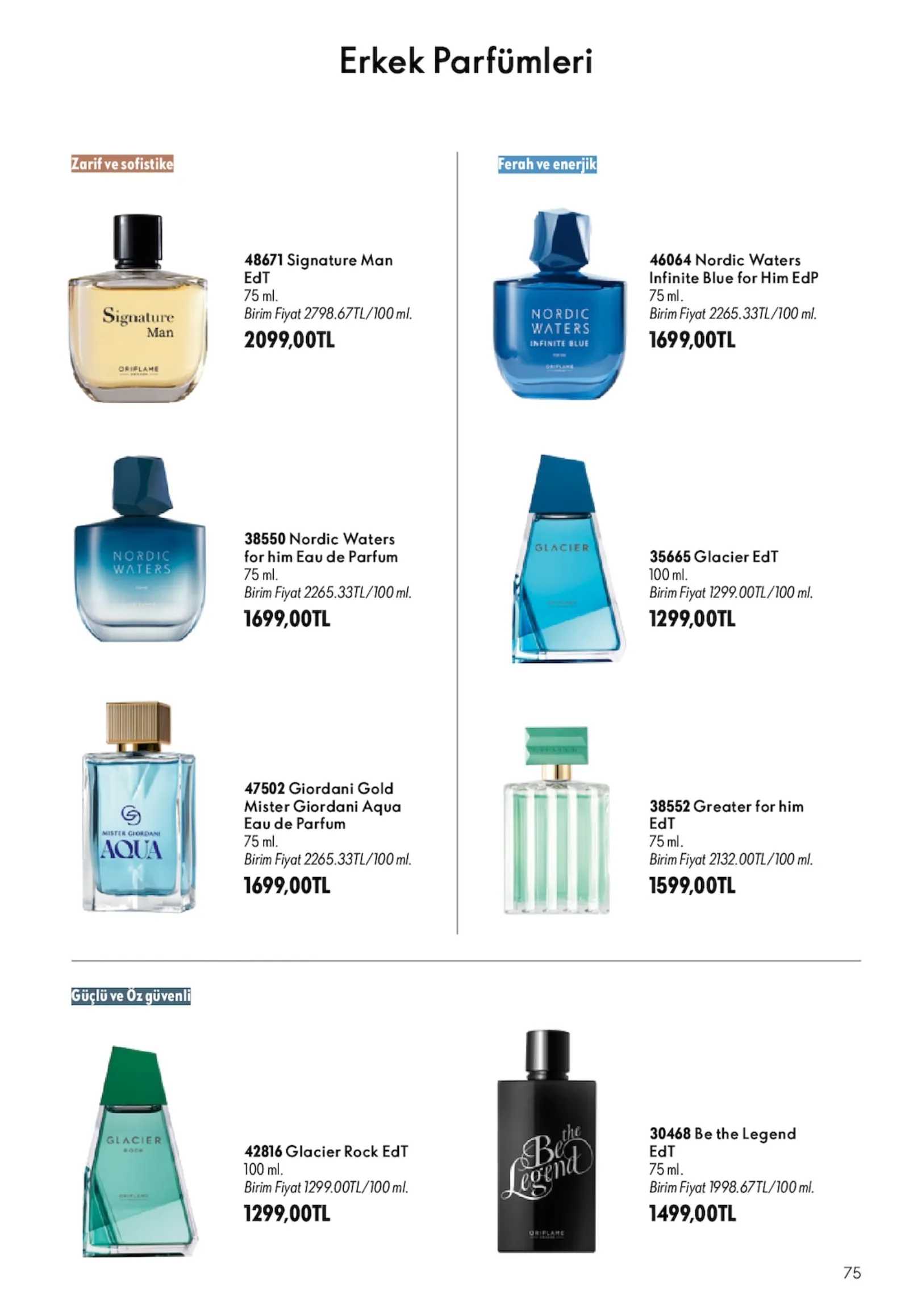 Oriflame broşürü sayfa 75
