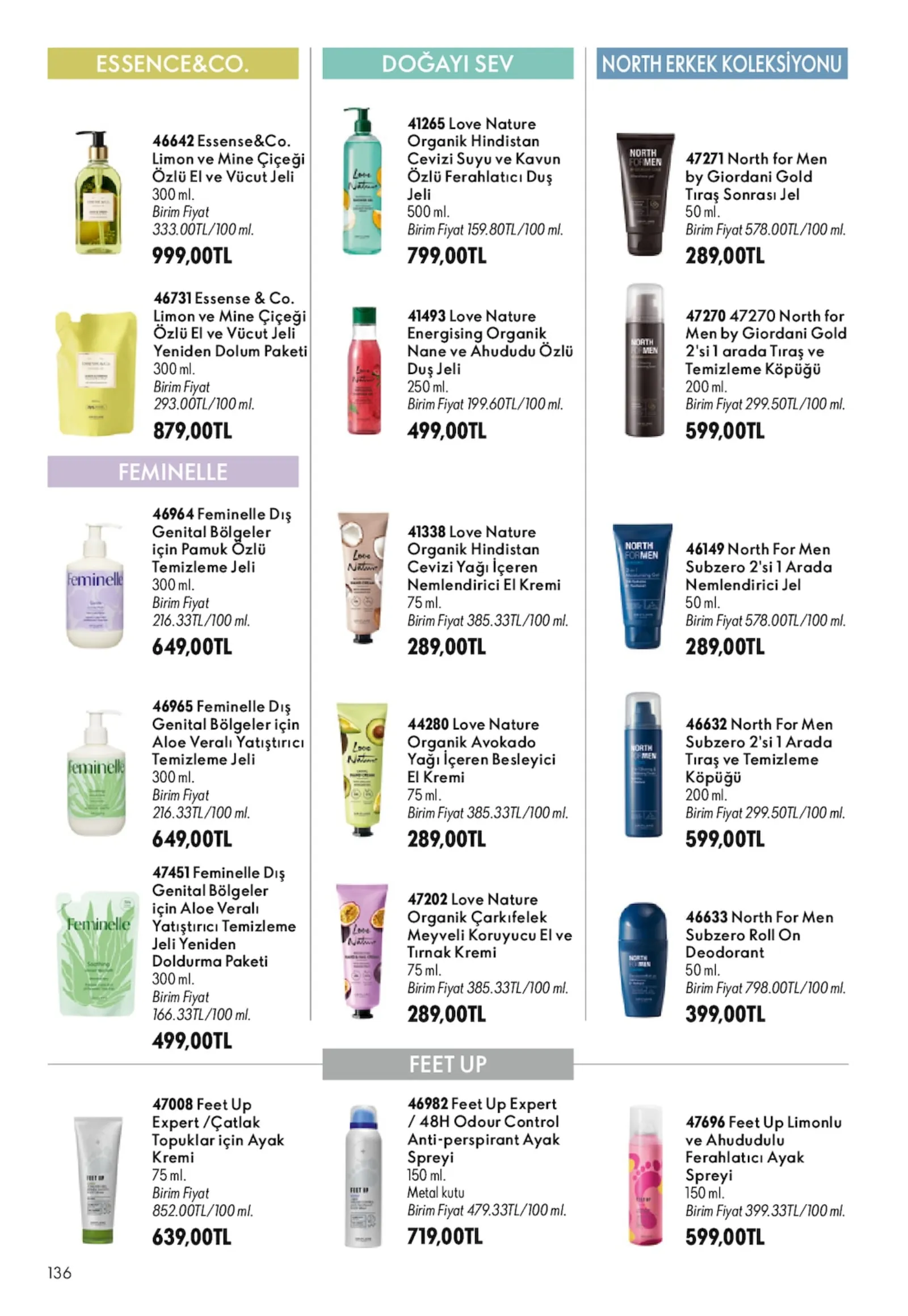 Oriflame broşürü sayfa 136