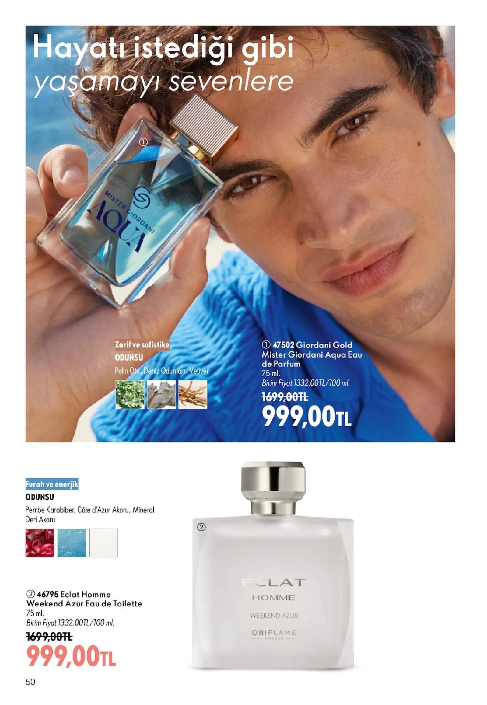 Oriflame broşürü sayfa 50