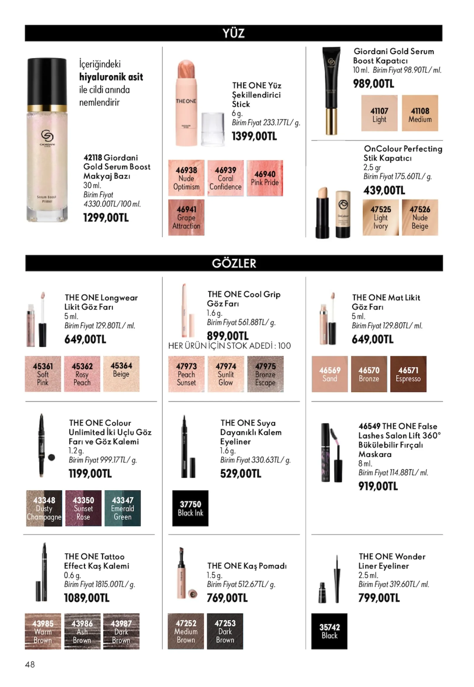 Oriflame broşürü sayfa 48