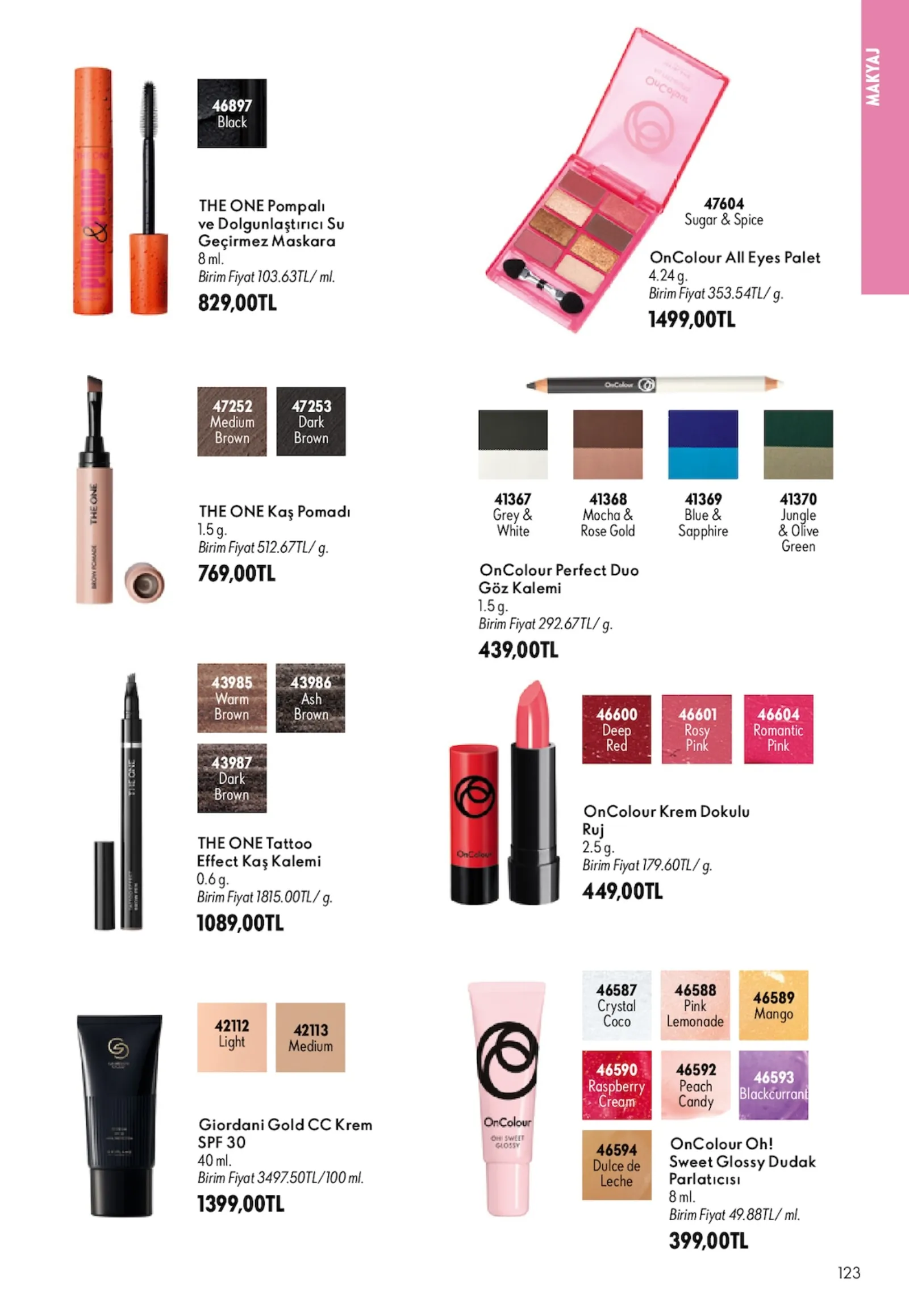 Oriflame broşürü sayfa 123