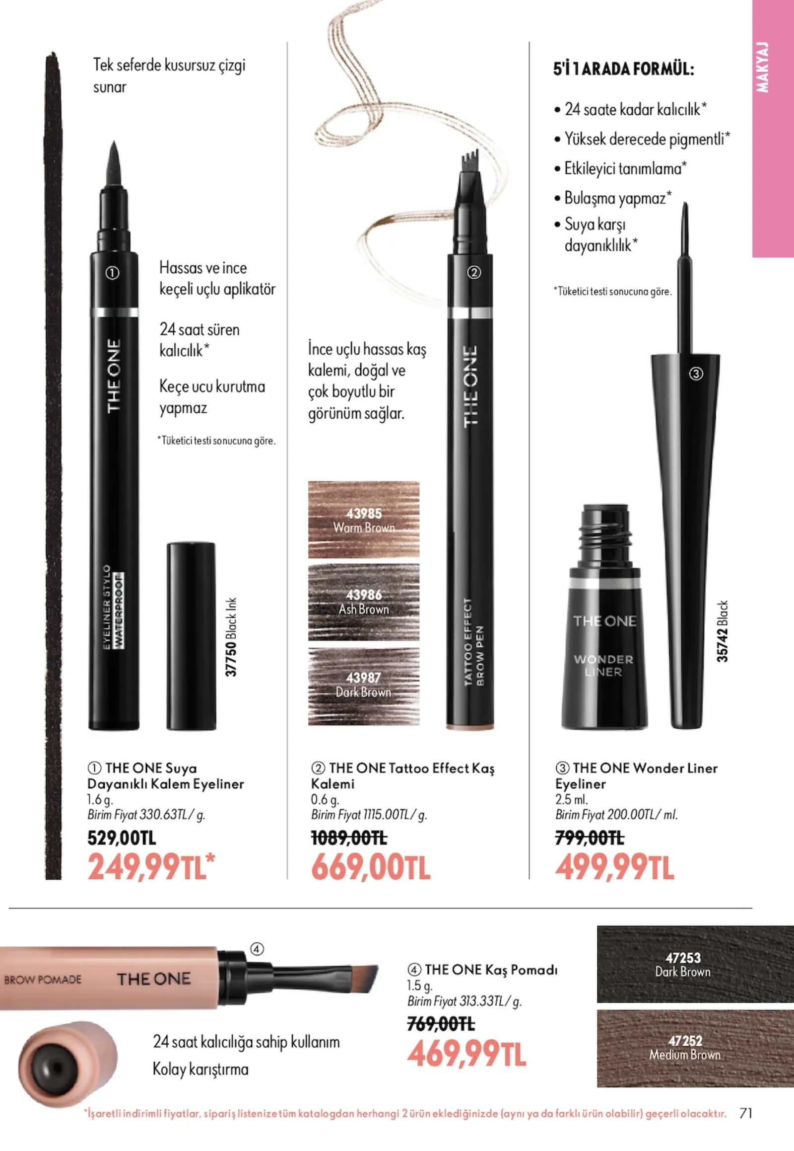 Oriflame broşürü sayfa 71