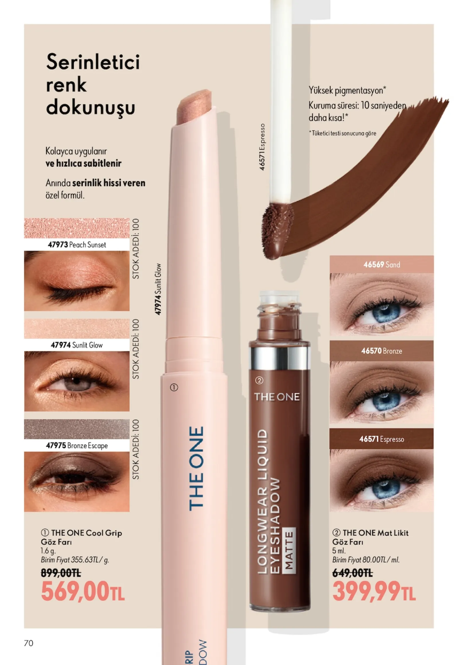 Oriflame broşürü sayfa 70