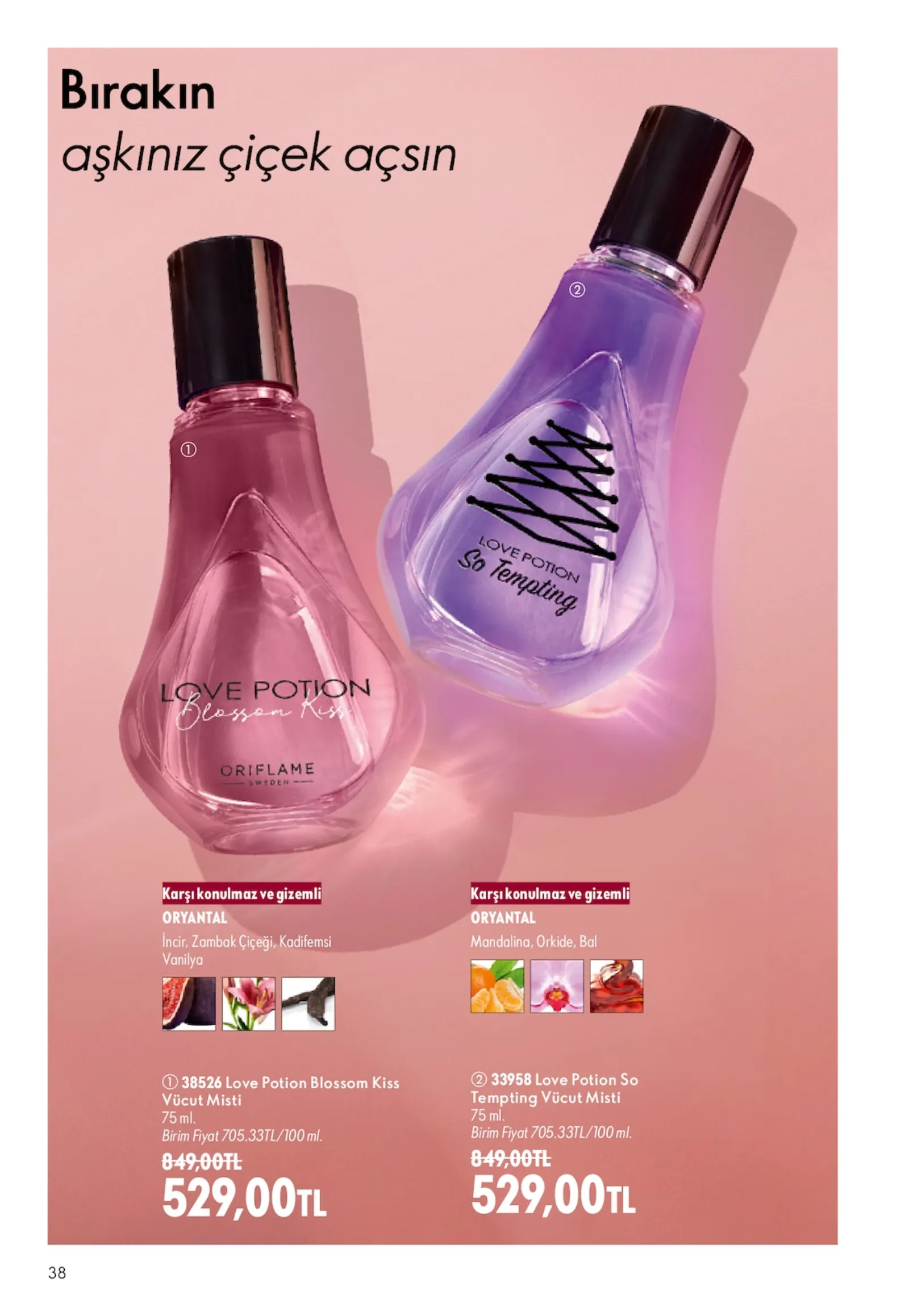 Oriflame broşürü sayfa 38