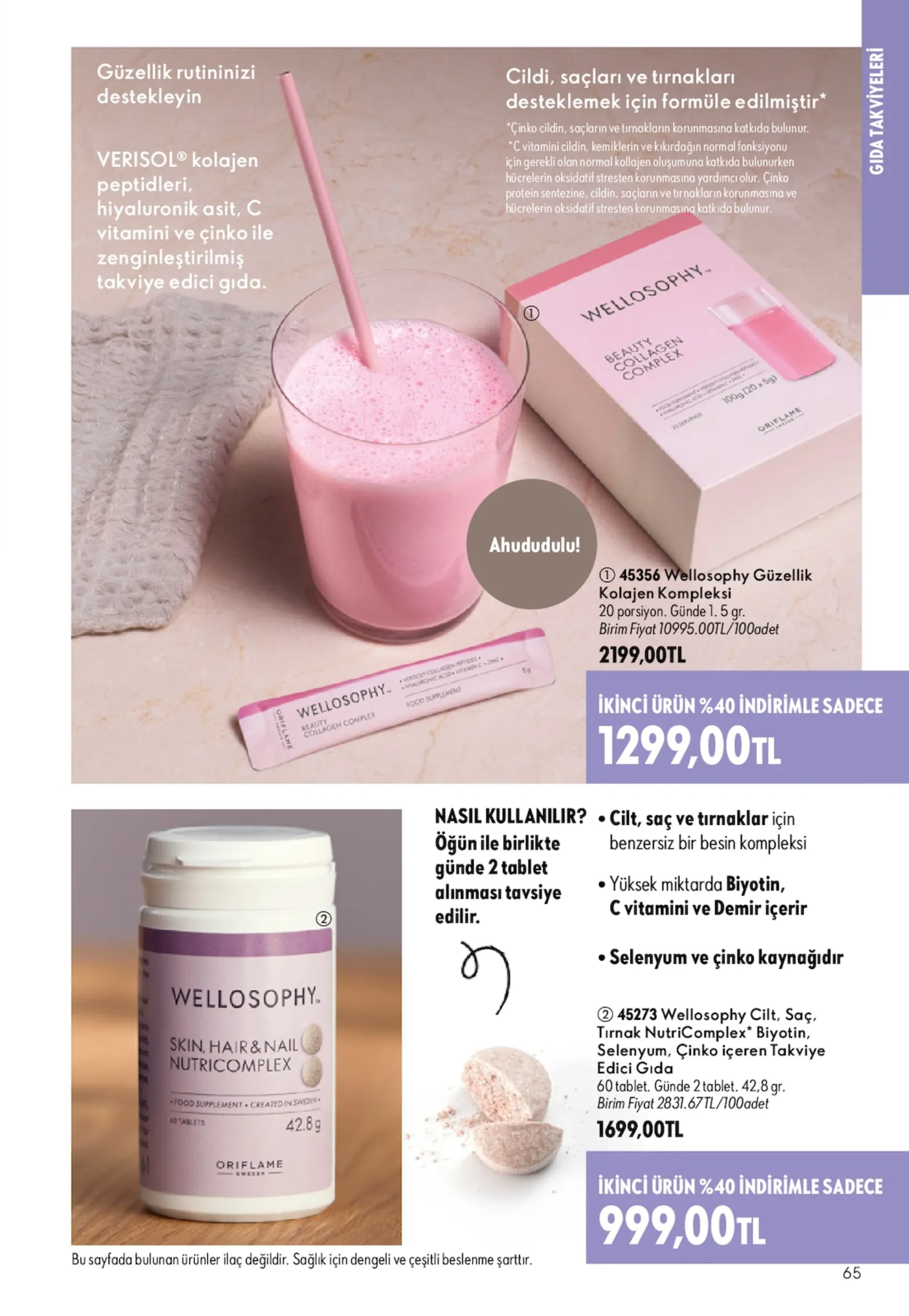 Oriflame broşürü sayfa 65