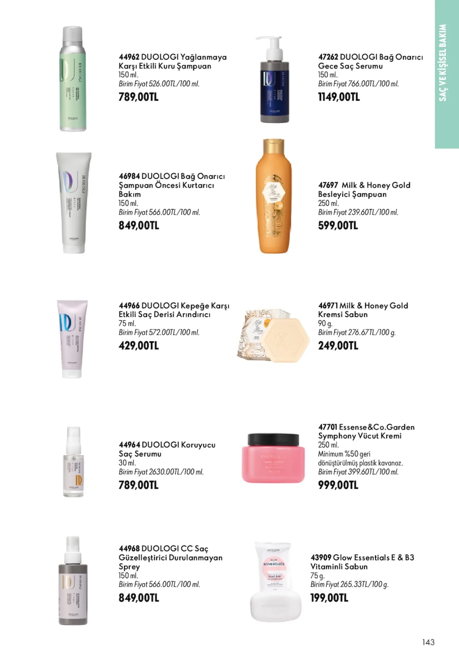 Oriflame broşürü sayfa 143