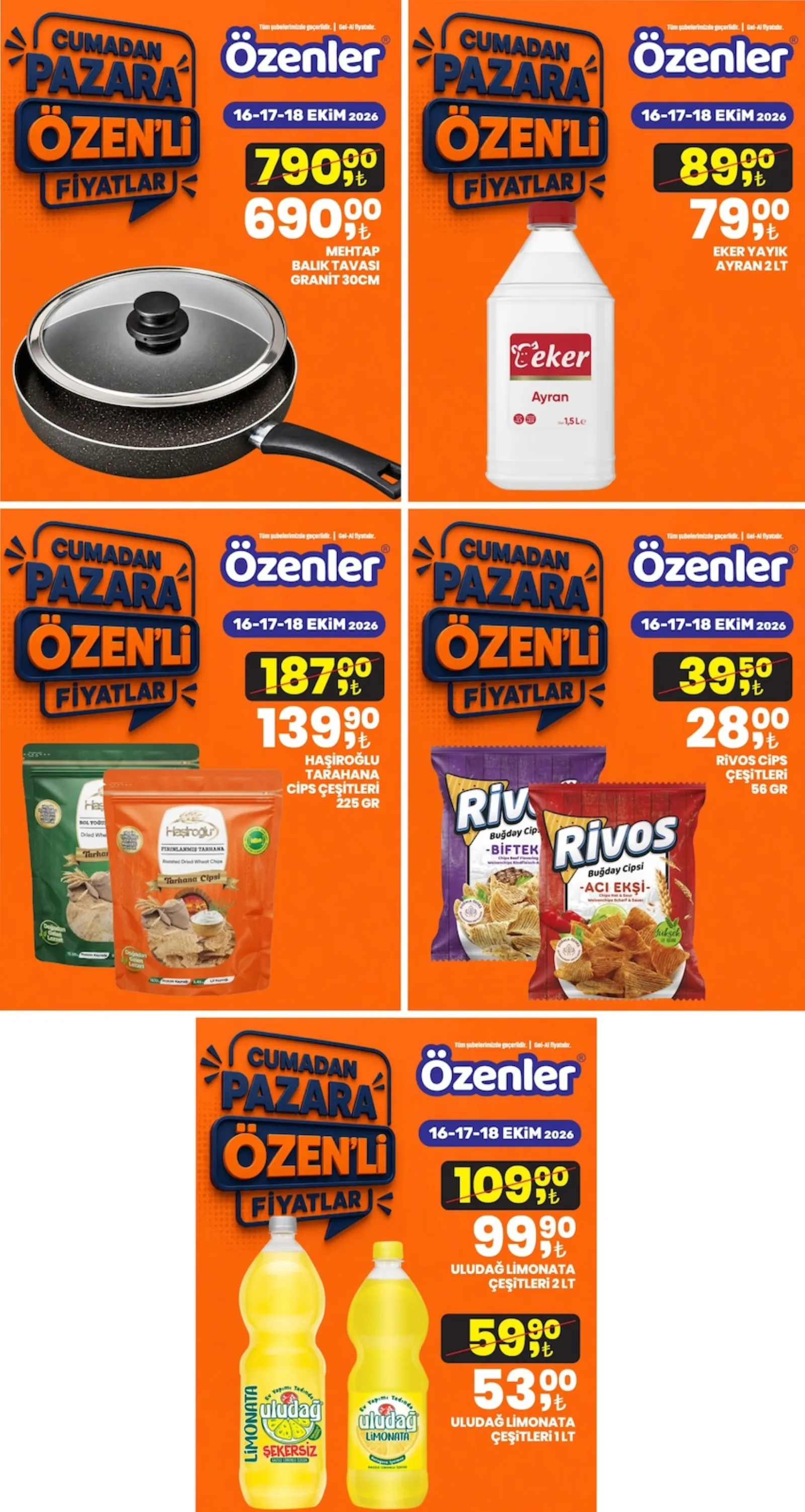 Özenler Market broşürü sayfa 1
