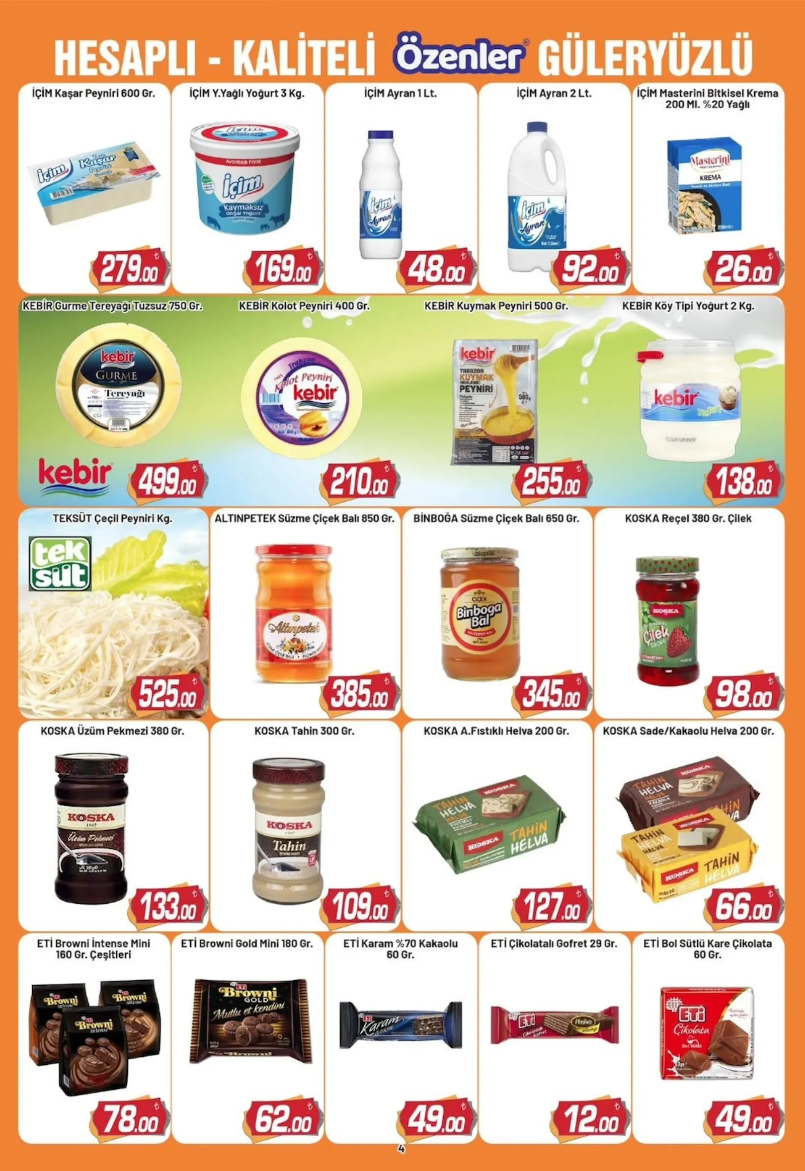 Özenler Market broşürü sayfa 3
