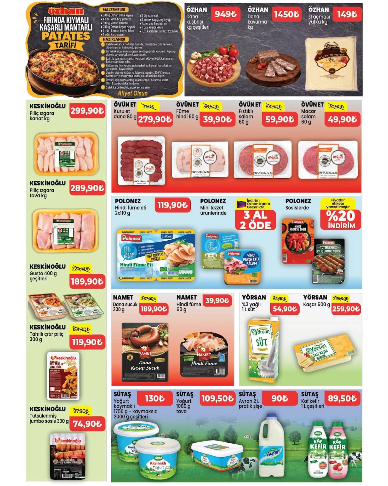 Özhan Marketler Zinciri broşürü sayfa 2
