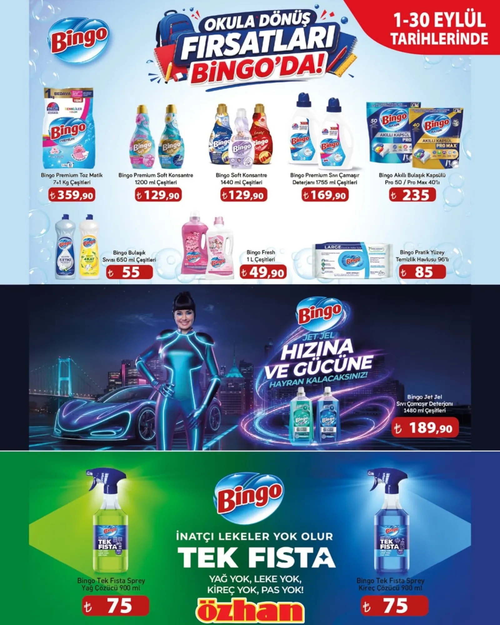 Özhan Marketler Zinciri broşürü