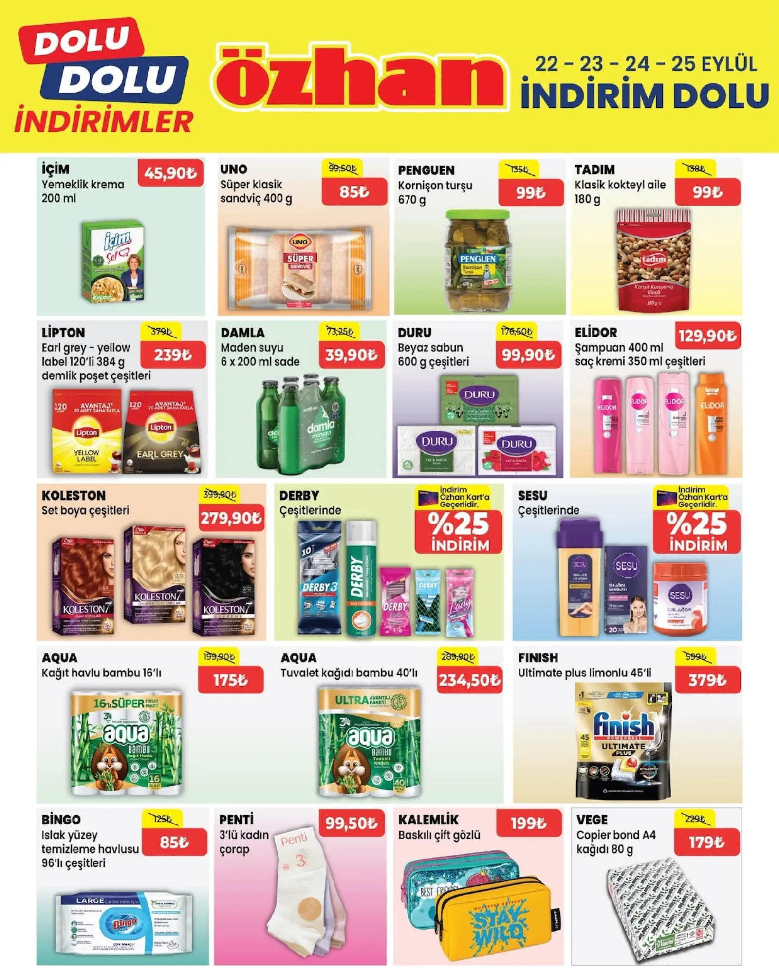 Özhan Marketler Zinciri broşürü sayfa 2