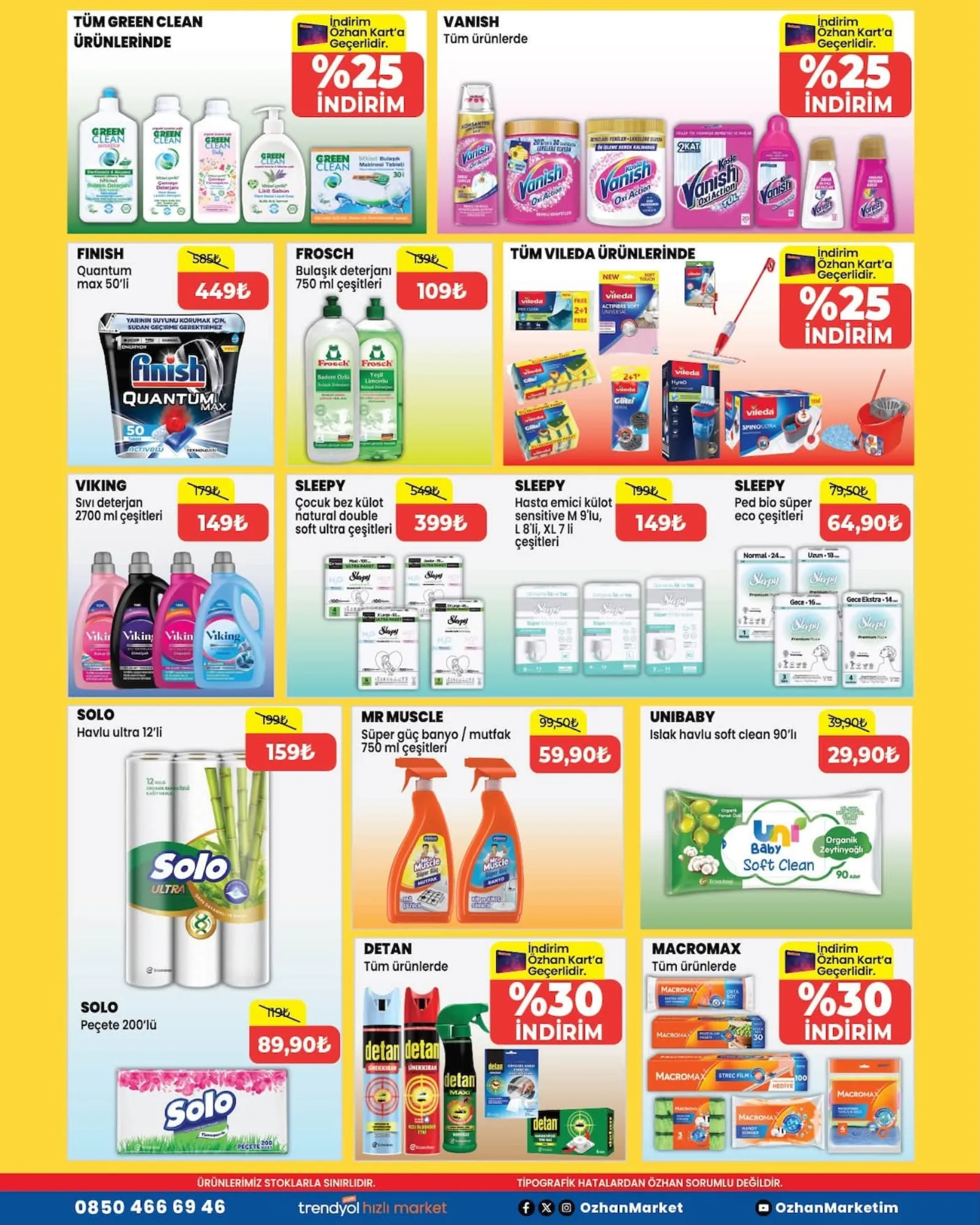 Özhan Marketler Zinciri broşürü sayfa 8