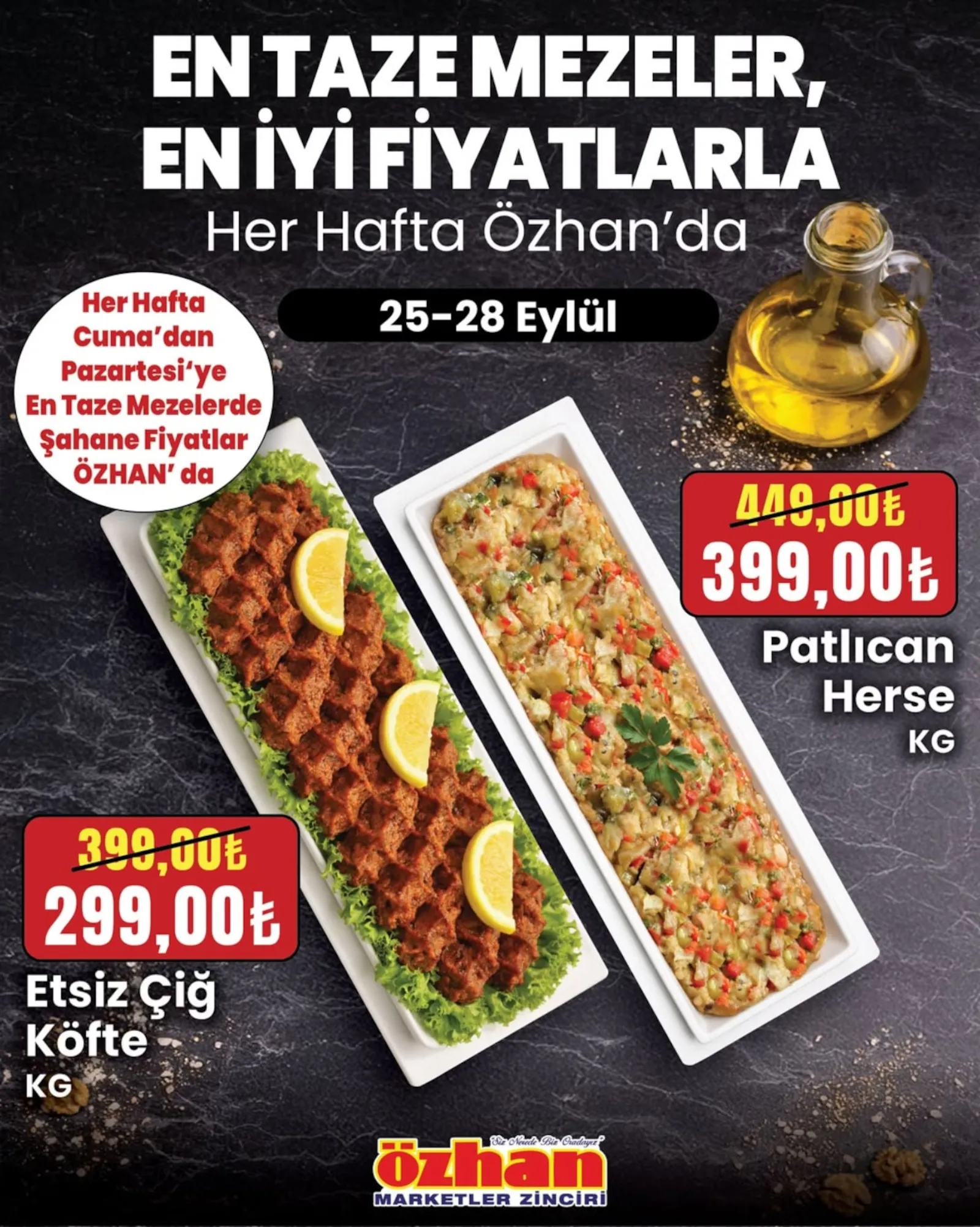 Özhan Marketler Zinciri broşürü sayfa 1
