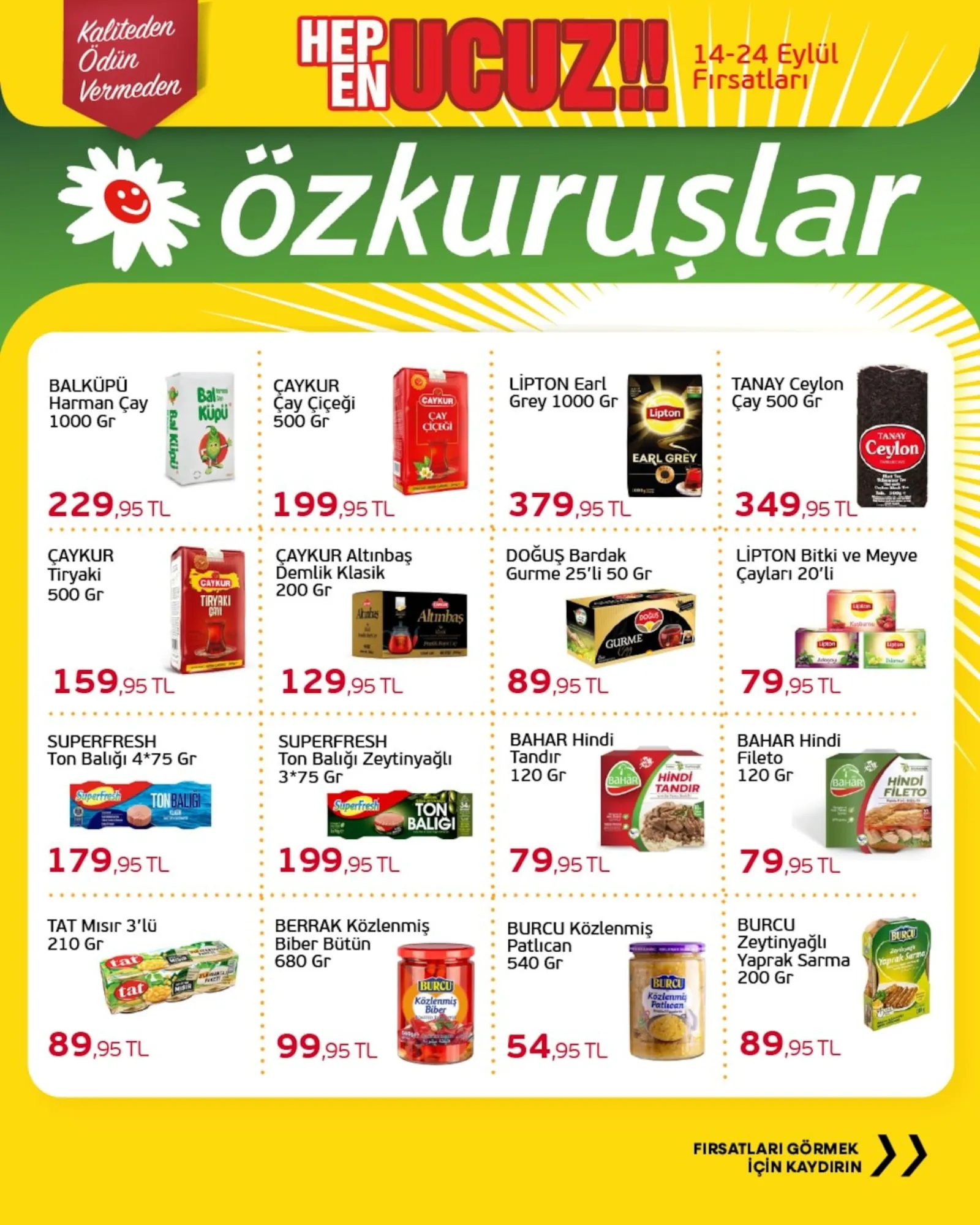 Özkuruşlar Gıda broşürü sayfa 19