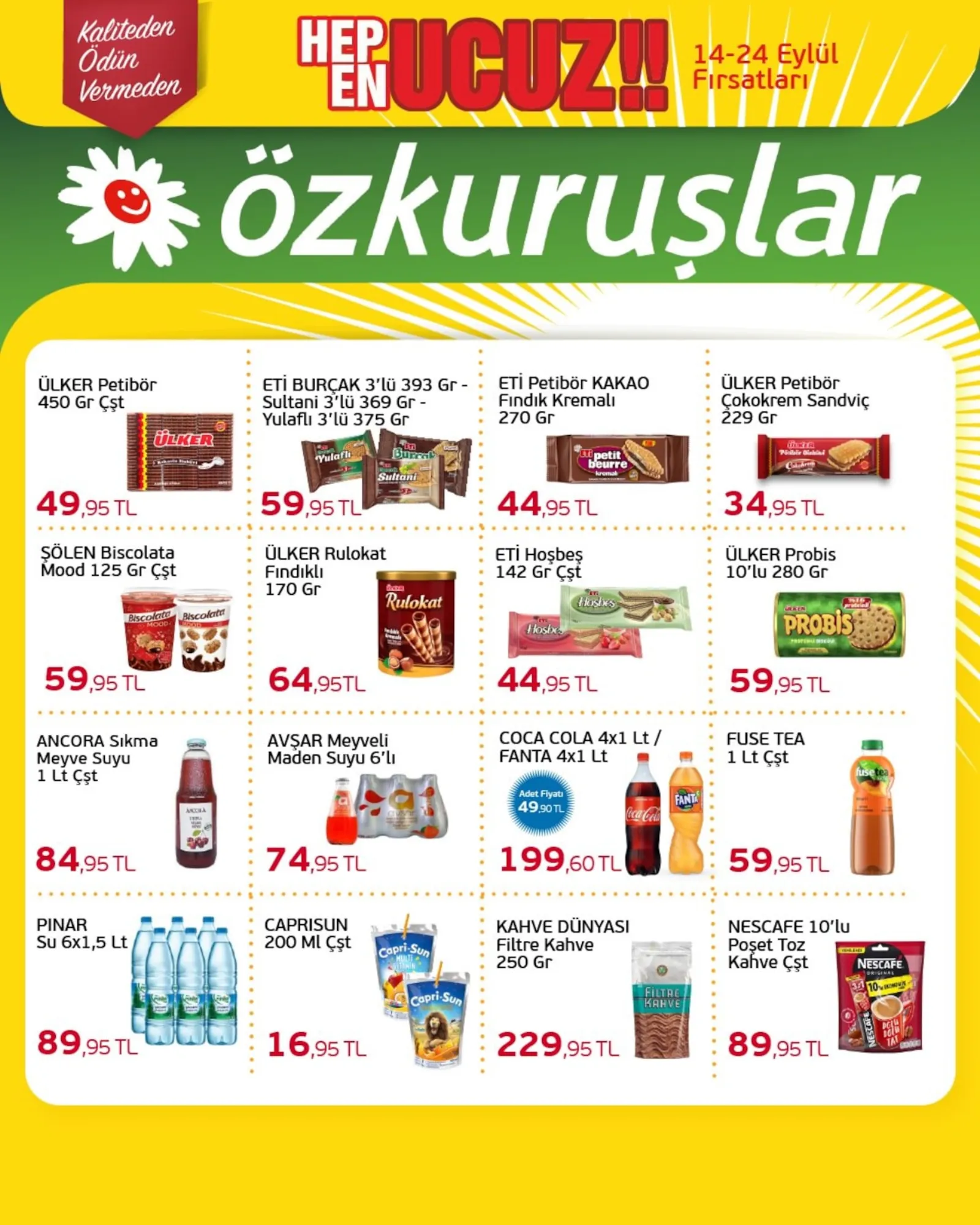Özkuruşlar Gıda broşürü sayfa 17