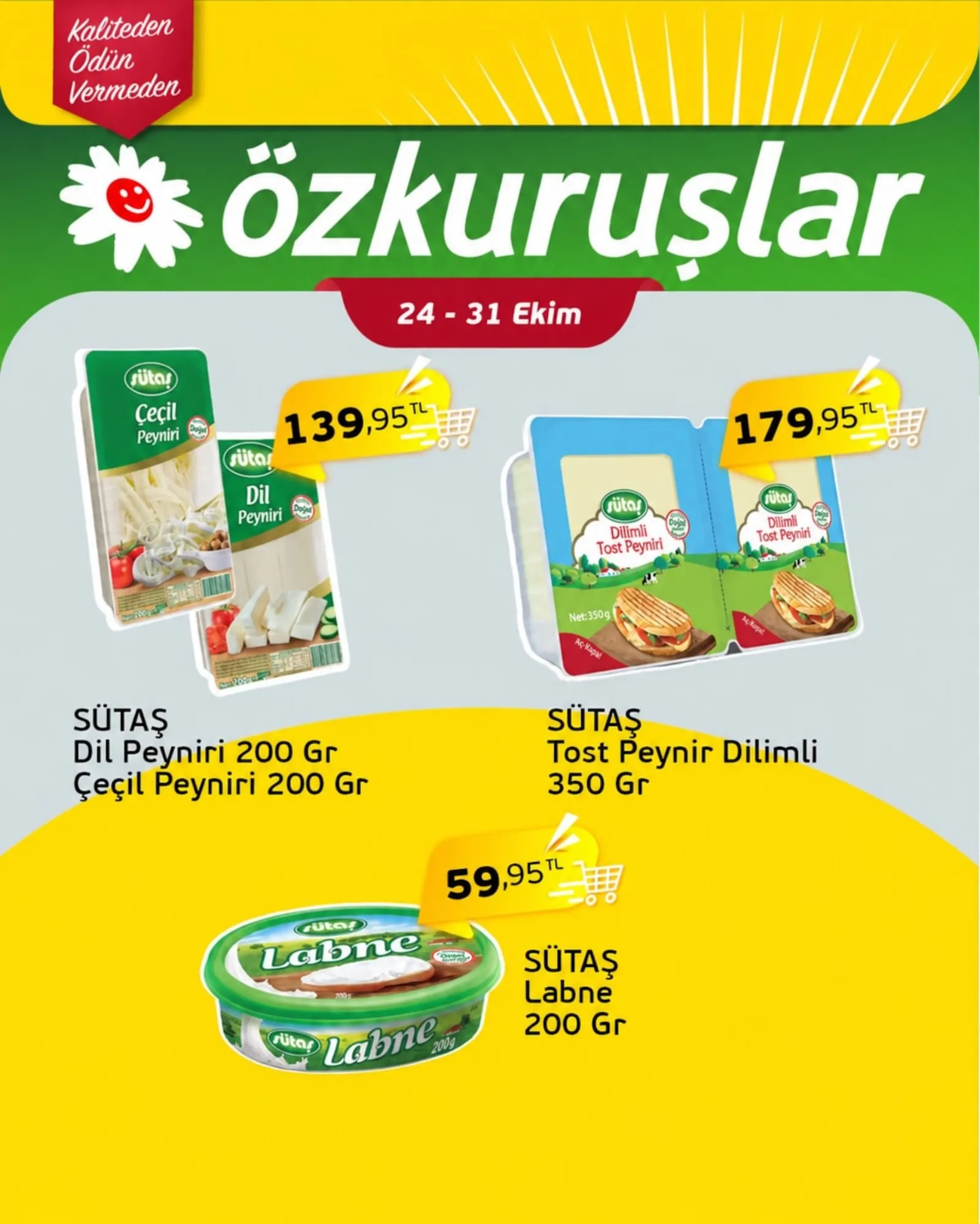 Özkuruşlar Gıda broşürü sayfa 1