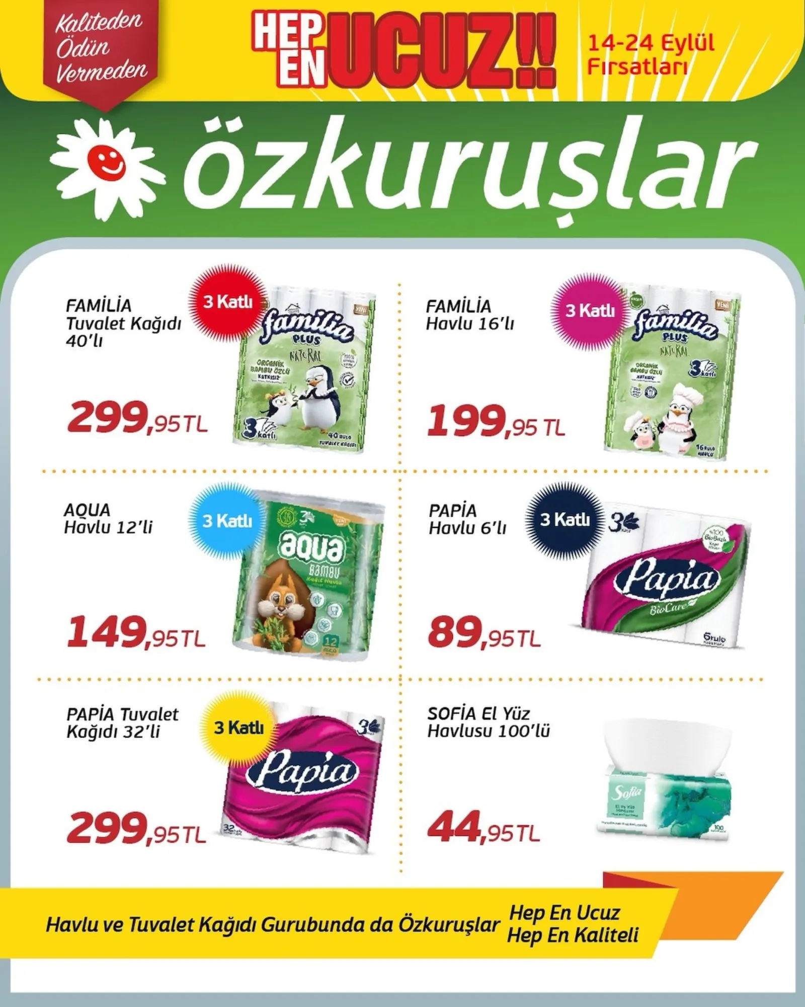 Özkuruşlar Gıda broşürü sayfa 3