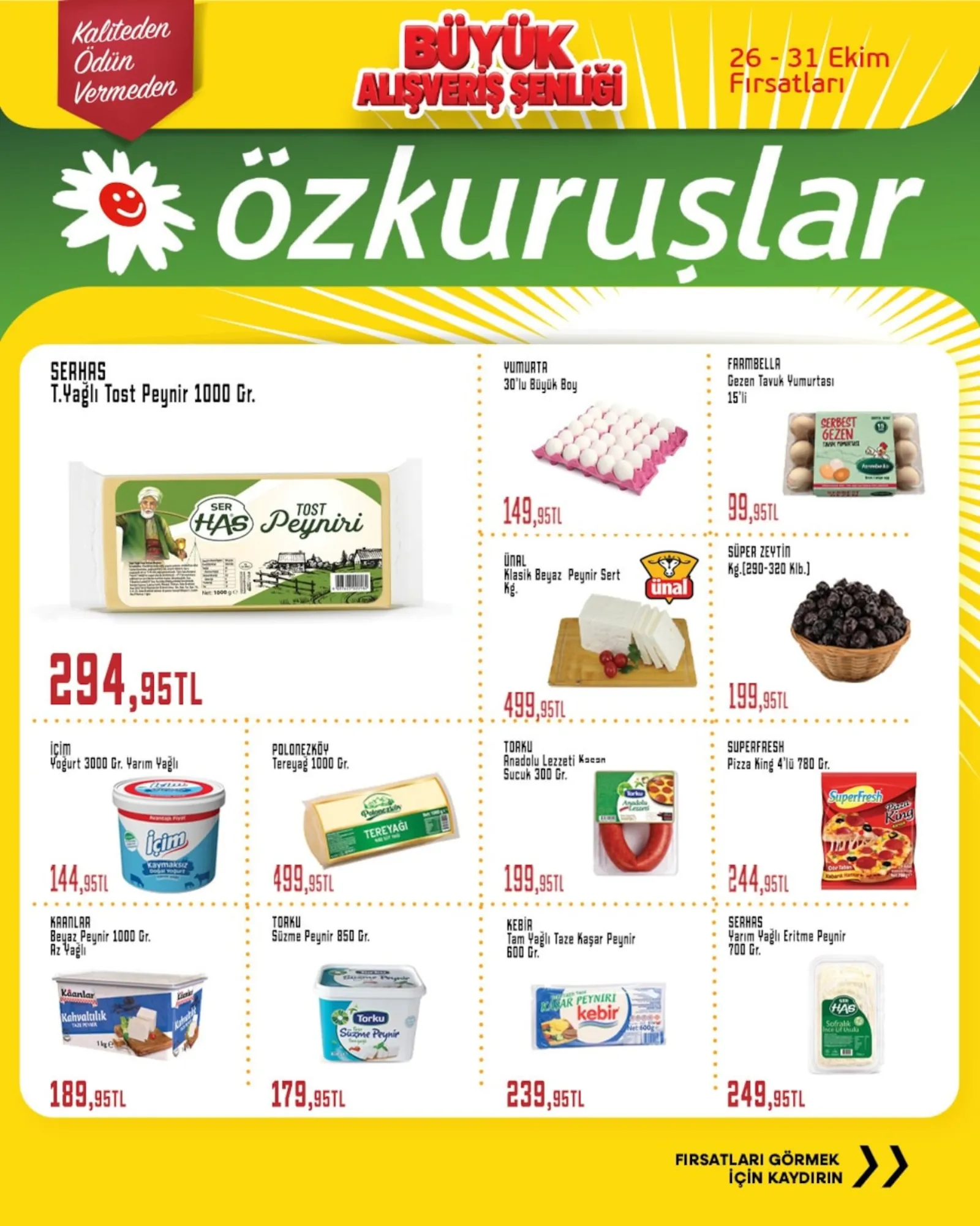 Özkuruşlar Gıda broşürü sayfa 3