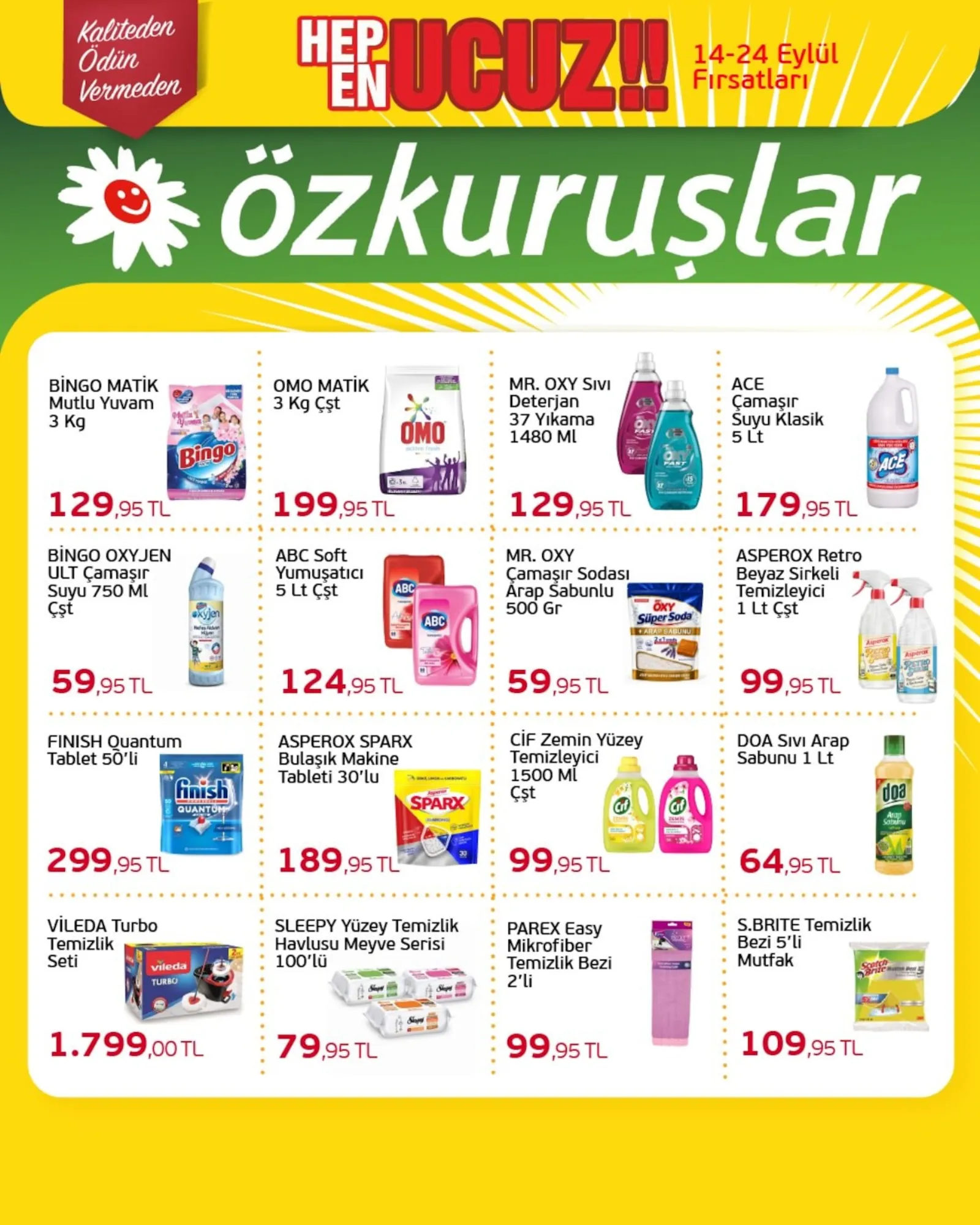 Özkuruşlar Gıda broşürü sayfa 2