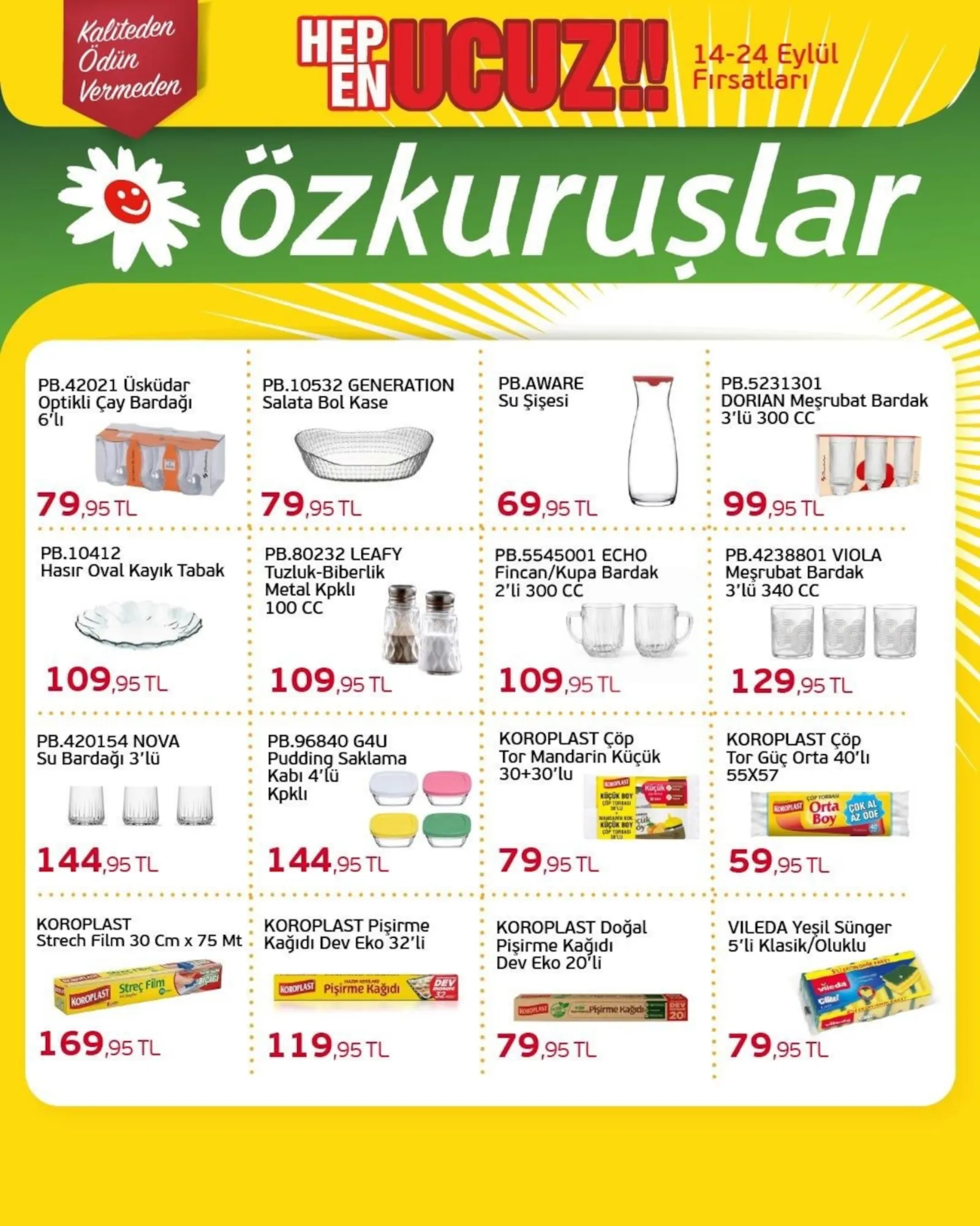 Özkuruşlar Gıda broşürü sayfa 20